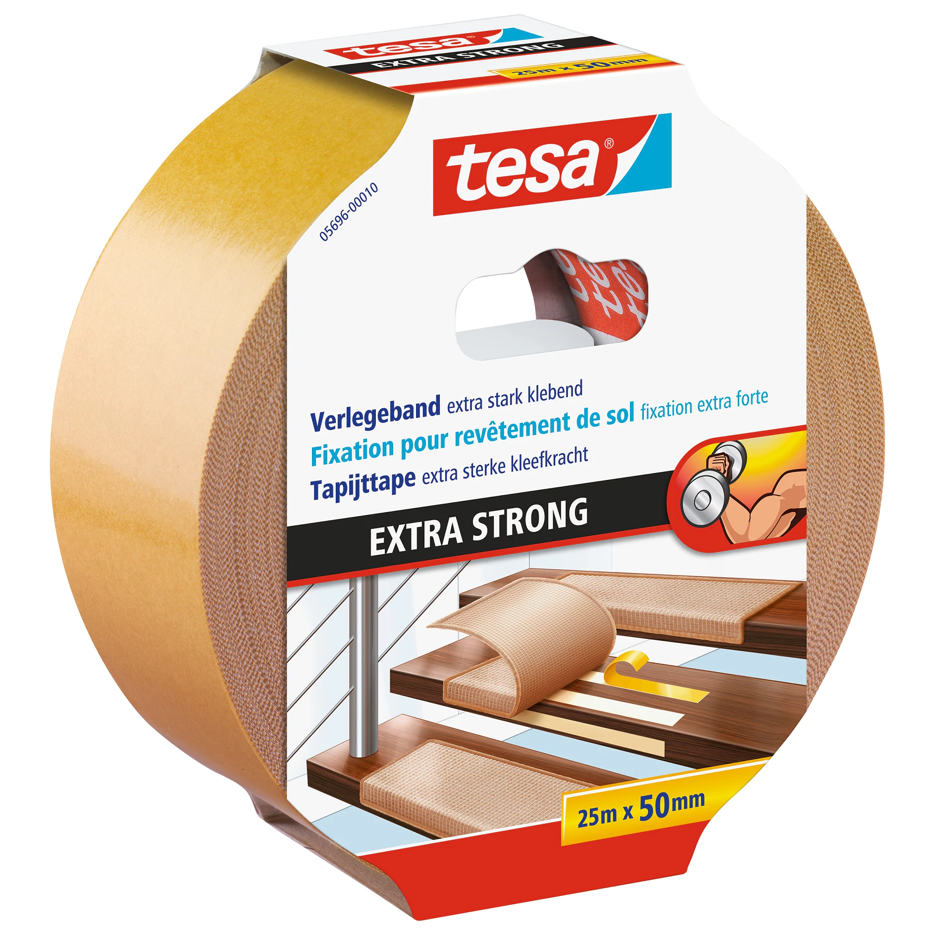 [en-en] tesa® Carpet Laying Extra Strong 25m : 50mm