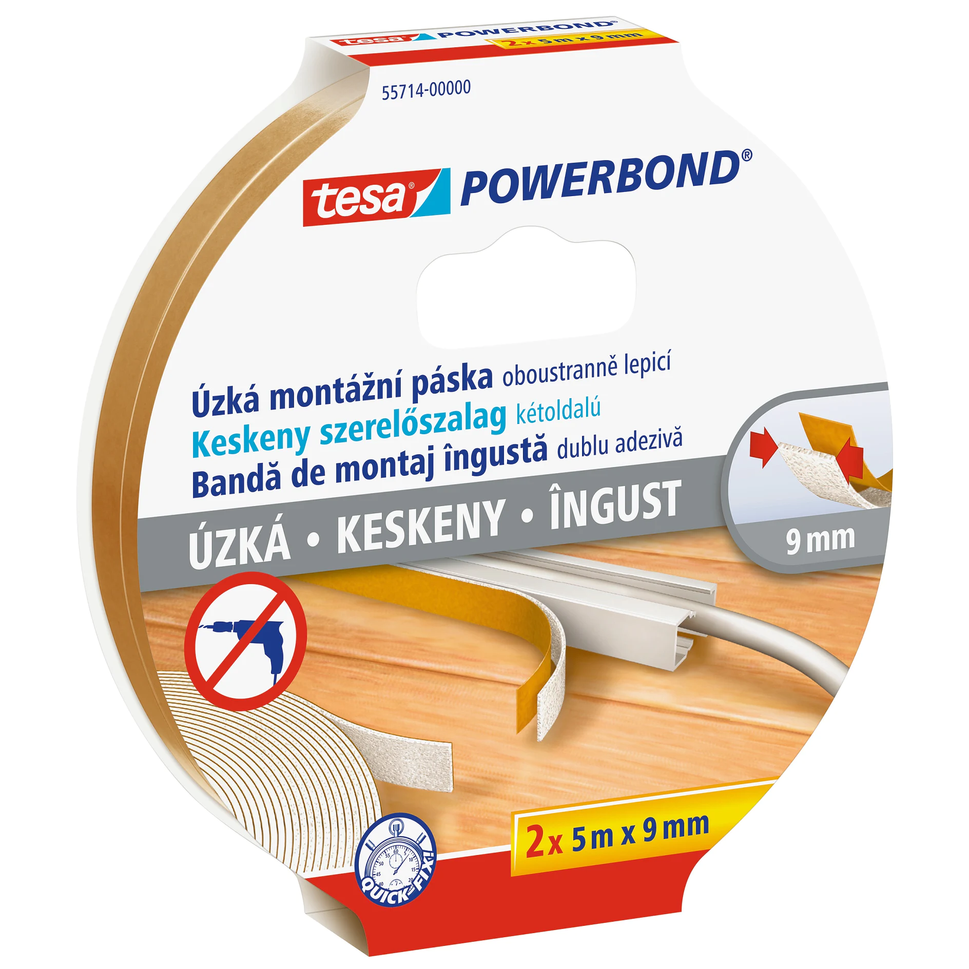 [en-en] Powerbond Slim 2 x 5m x 9mm