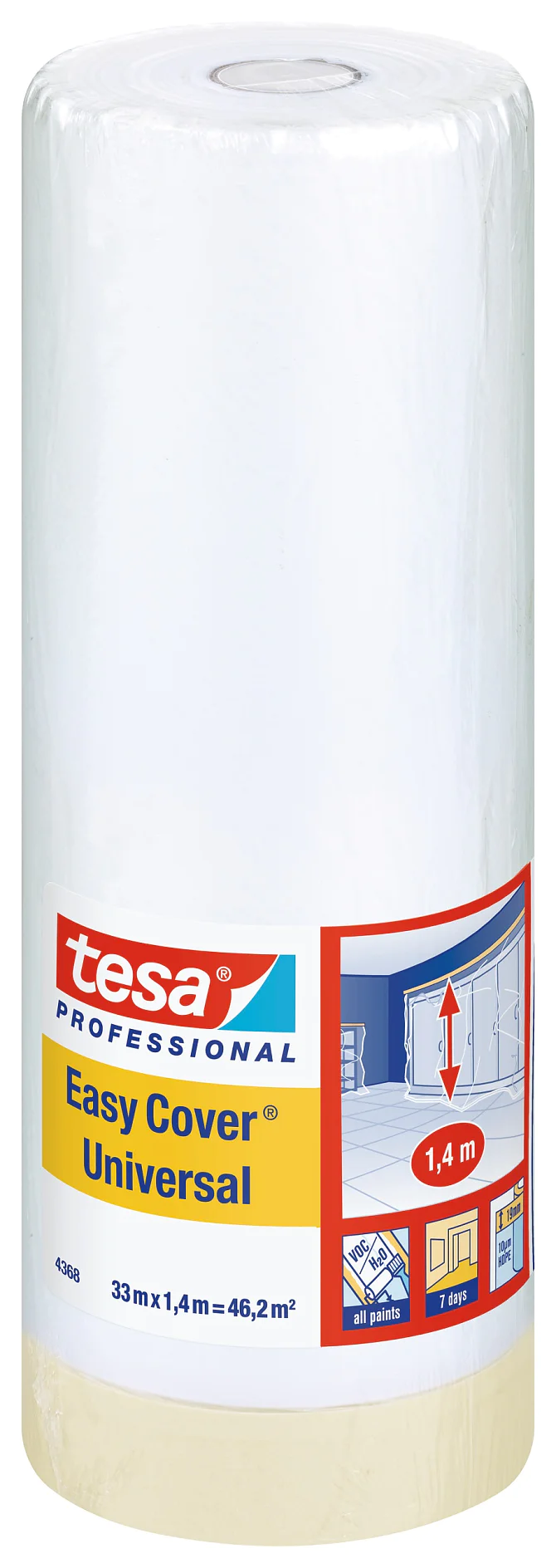 [cs-cs] tesa Professional Easy Cover 4368, 33m x 1,4m