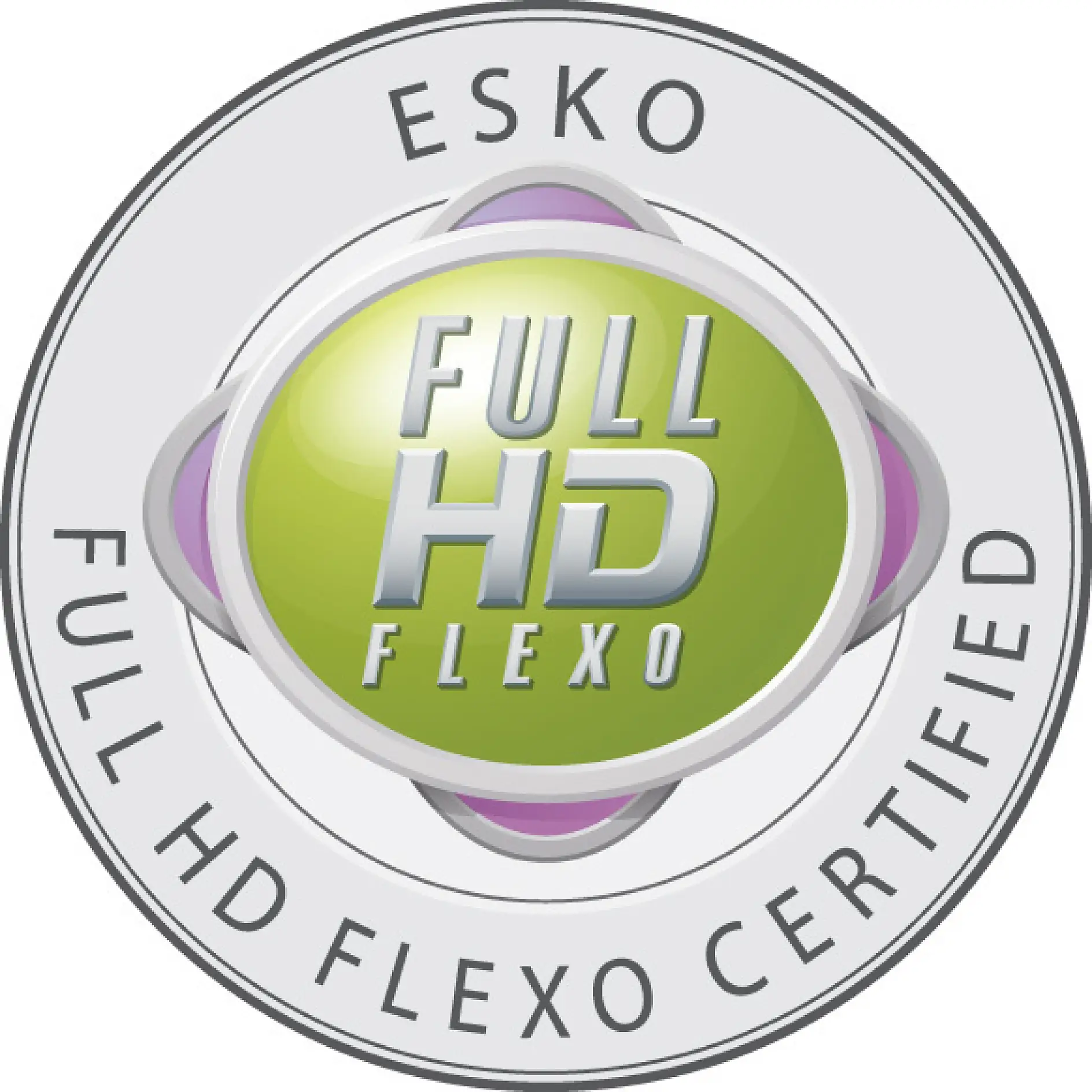 Kun certificerede virksomheder har lov til at bære Fuld HD flexo-skiltet