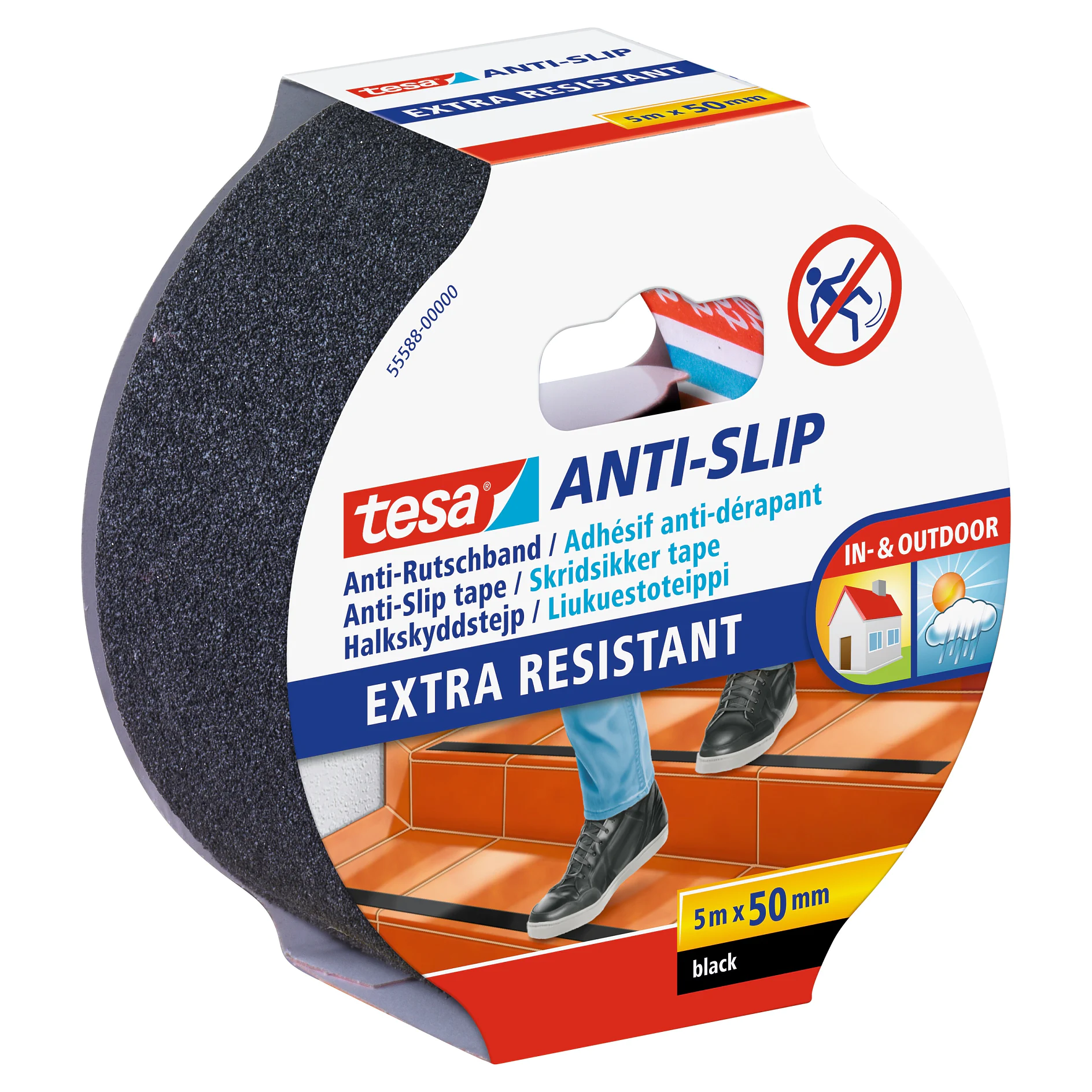 [en-en] tesa® anti slip black 15m:25mm