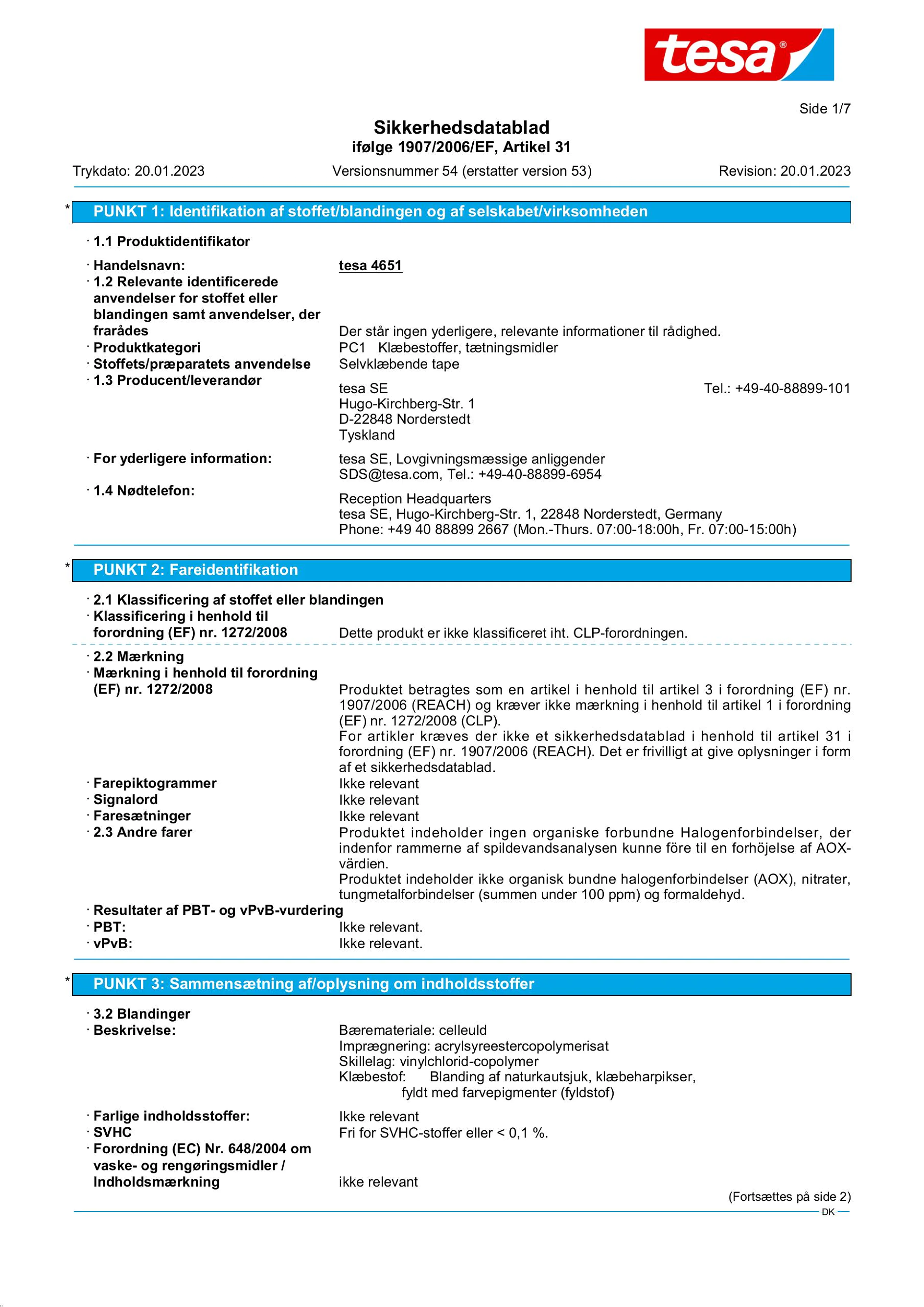 Safety data sheet_tesa® 04651_da-DK_v54