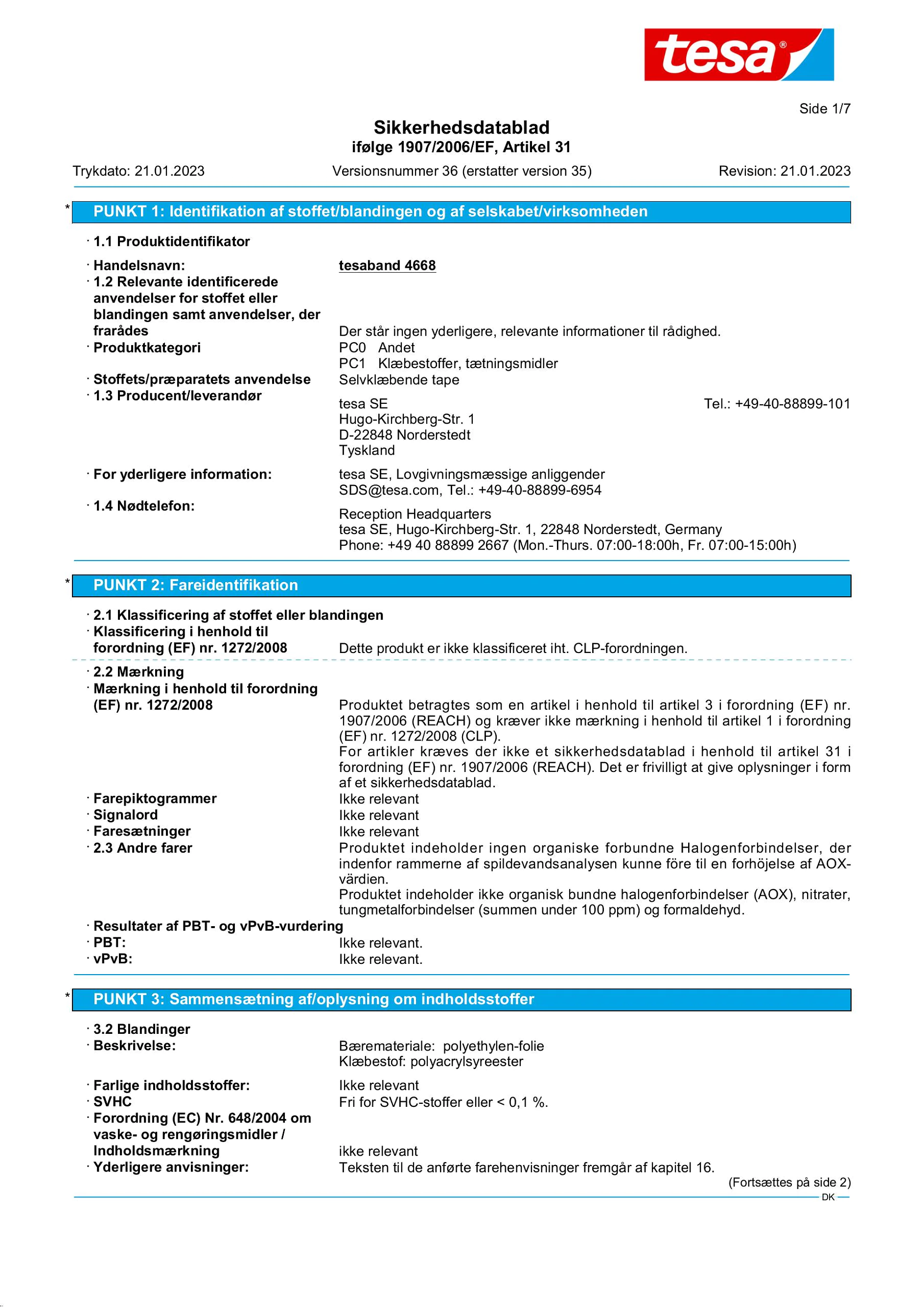 Safety data sheet_tesa® Professional 04668_da-DK_v36