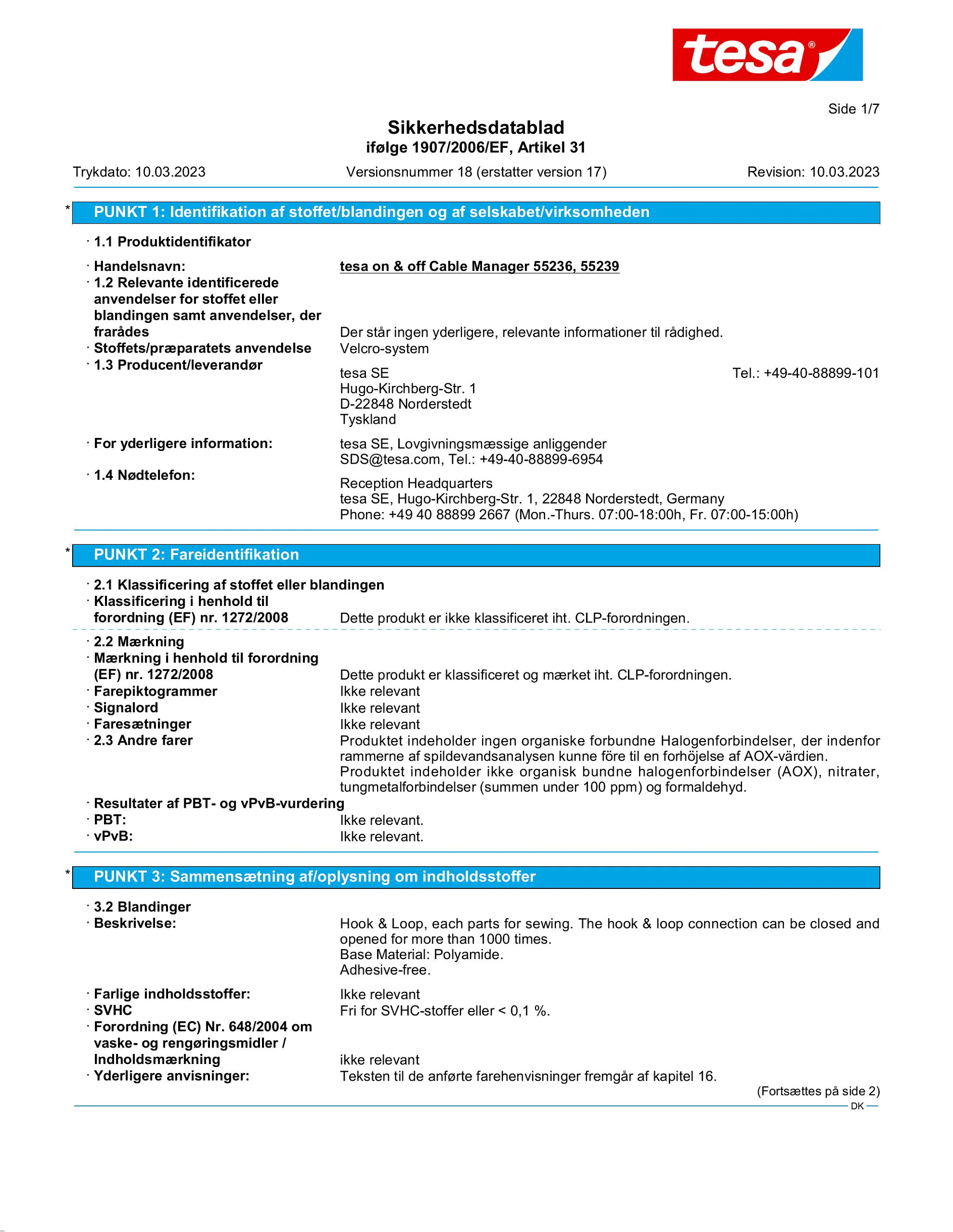 Safety data sheet_tesa® On & Off 55236_da-DK_v18