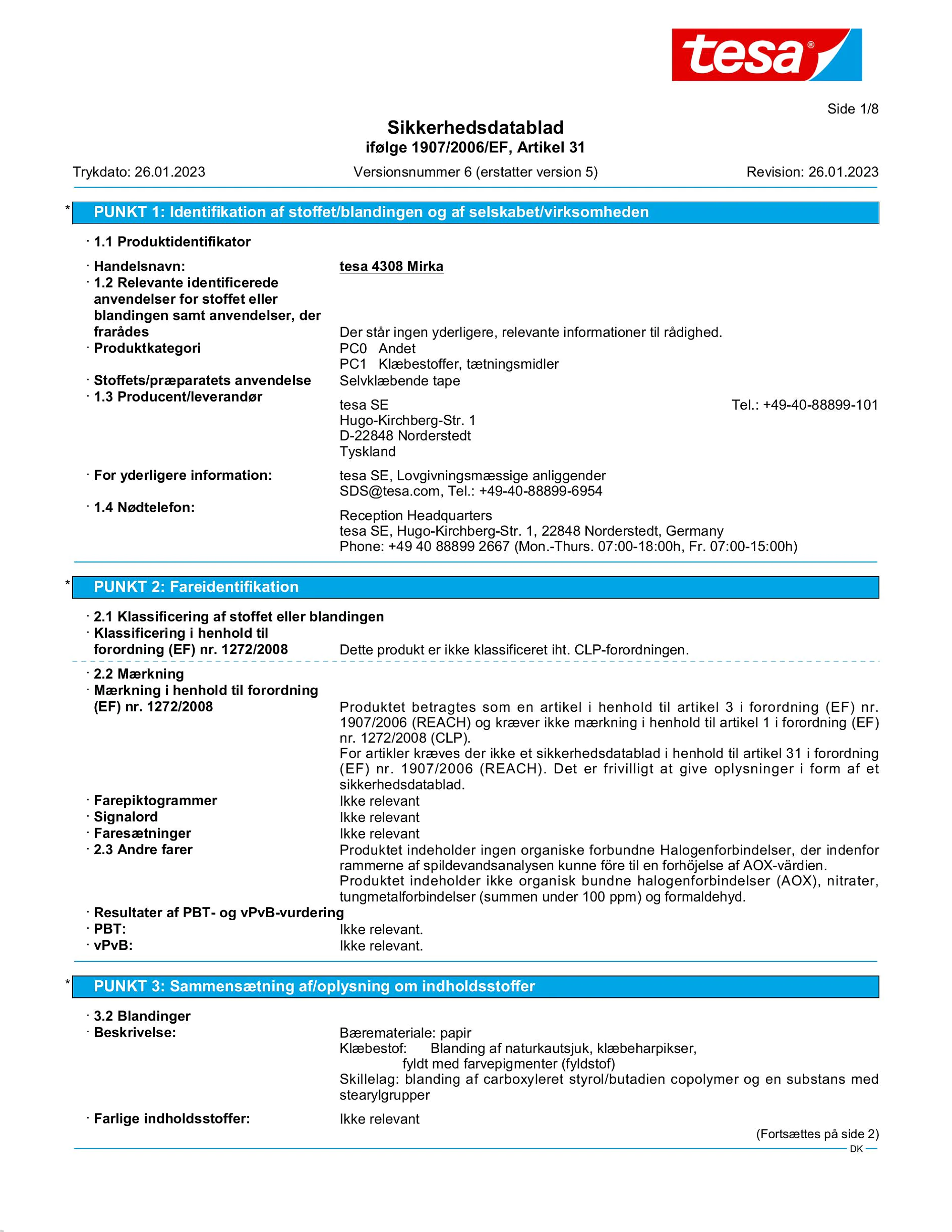 Safety data sheet_tesa® 04308_da-DK_v6