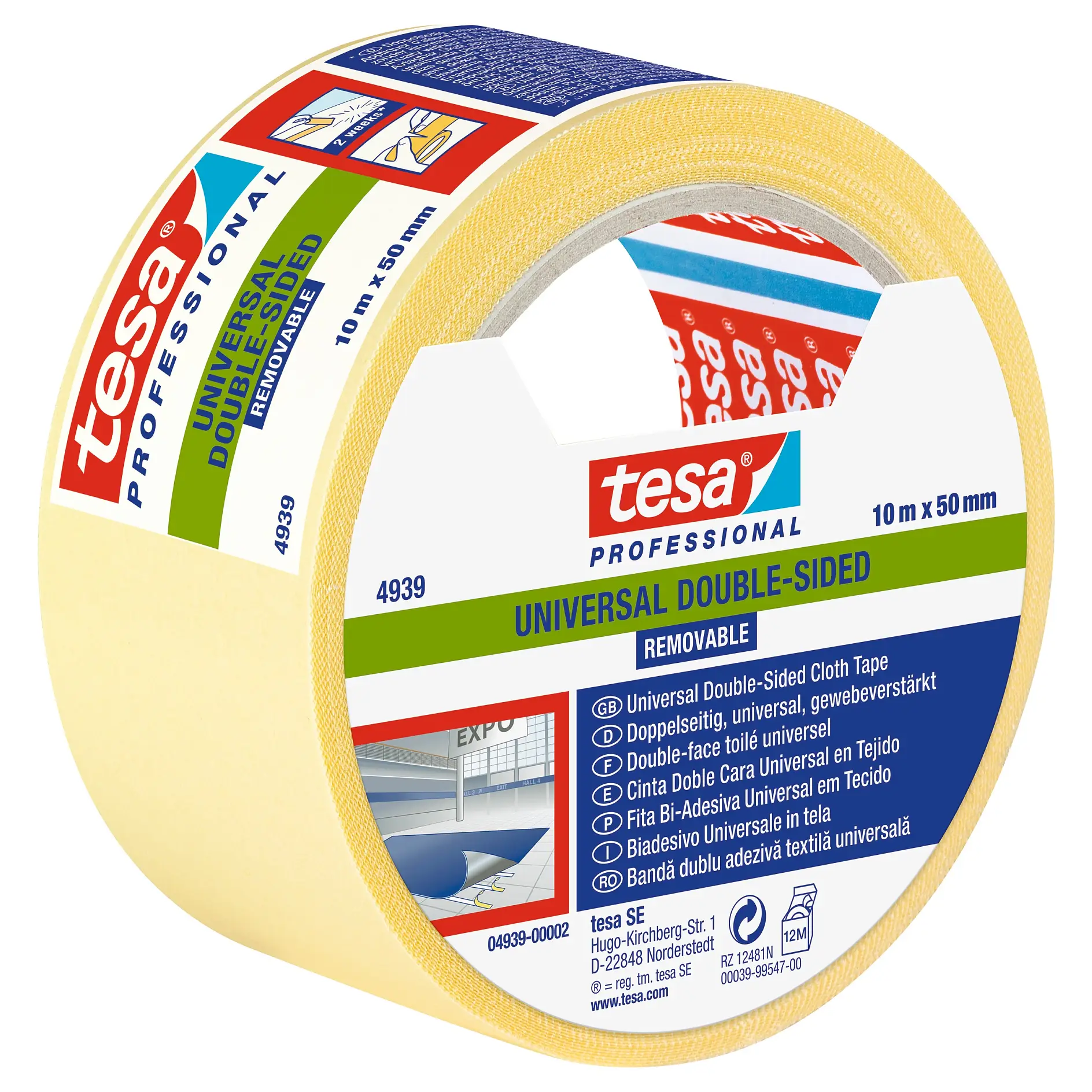 [en-en] tesa Professional Universal double-sided tape 10m x 50mm