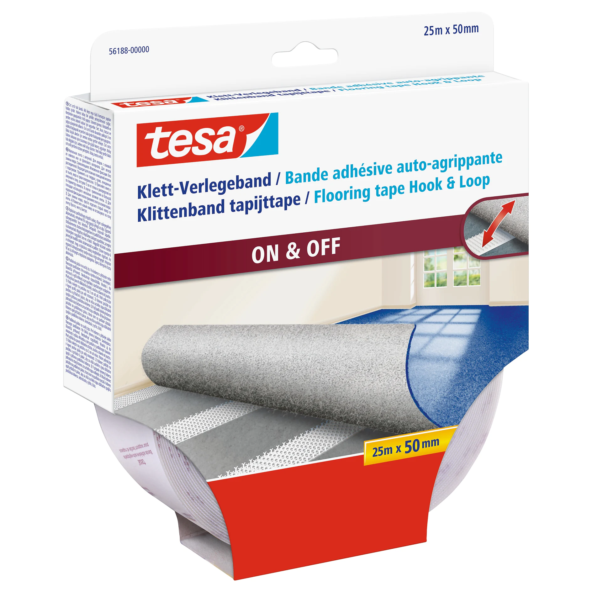 [en-en] tesa® Floorlaying Tape 25m : 50mm