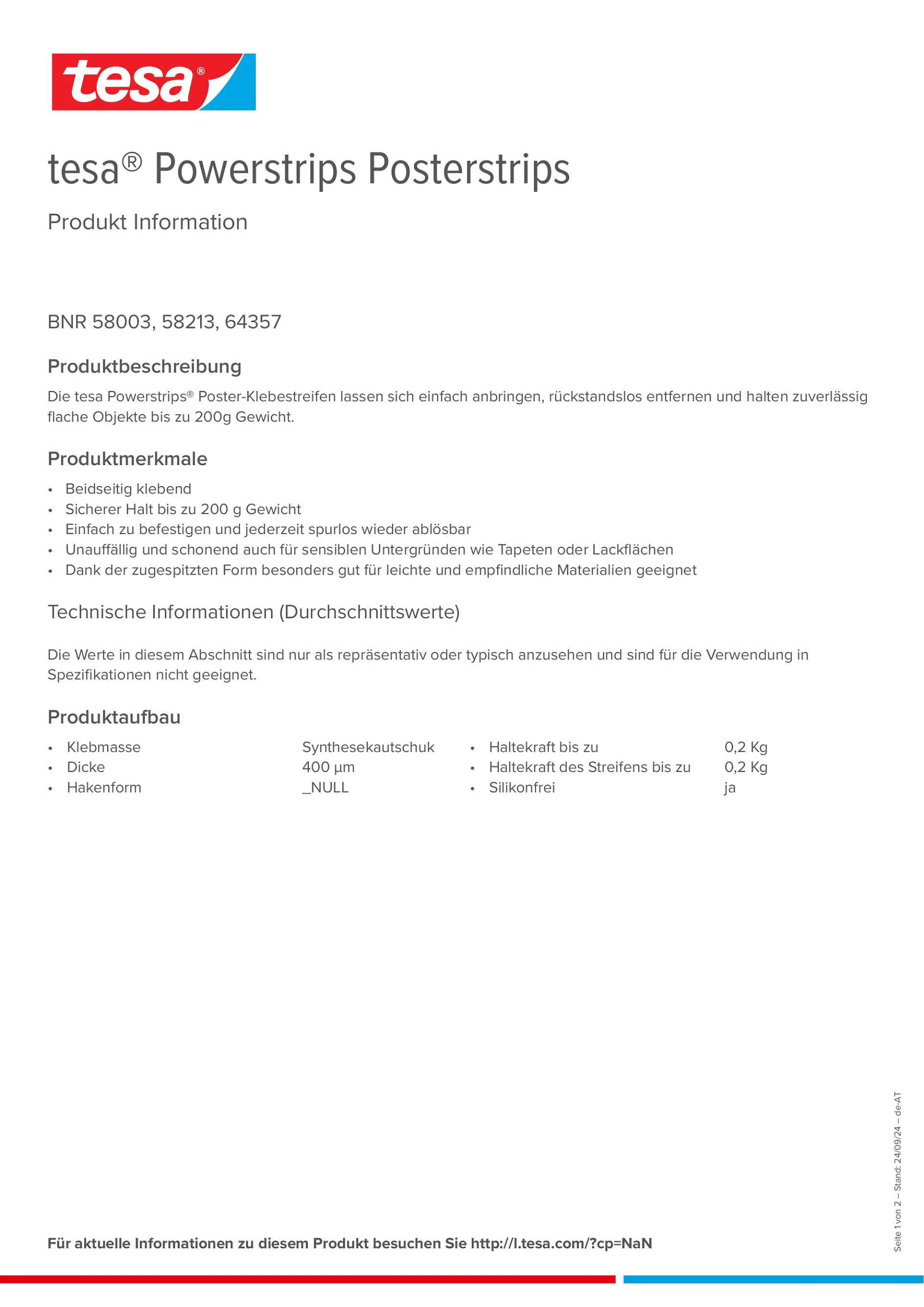 Product information_tesa® Powerstrips 58003_de-AT