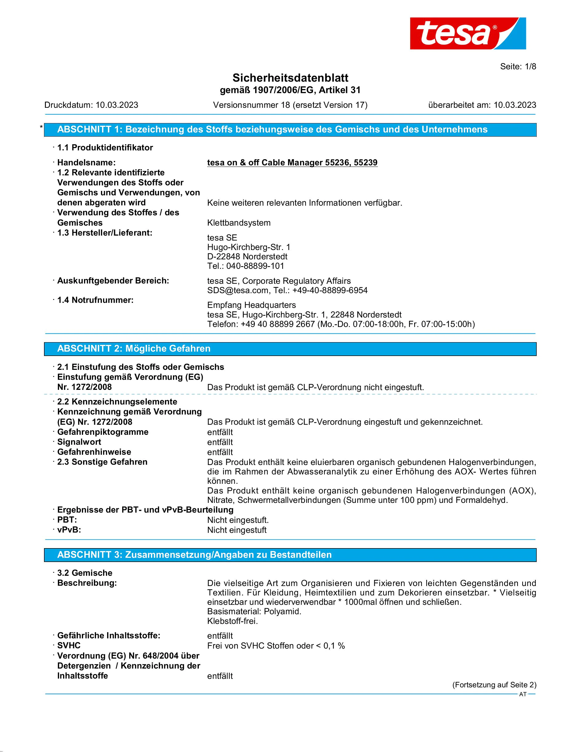 Safety data sheet_tesa® On & Off 55236_de-AT_v18