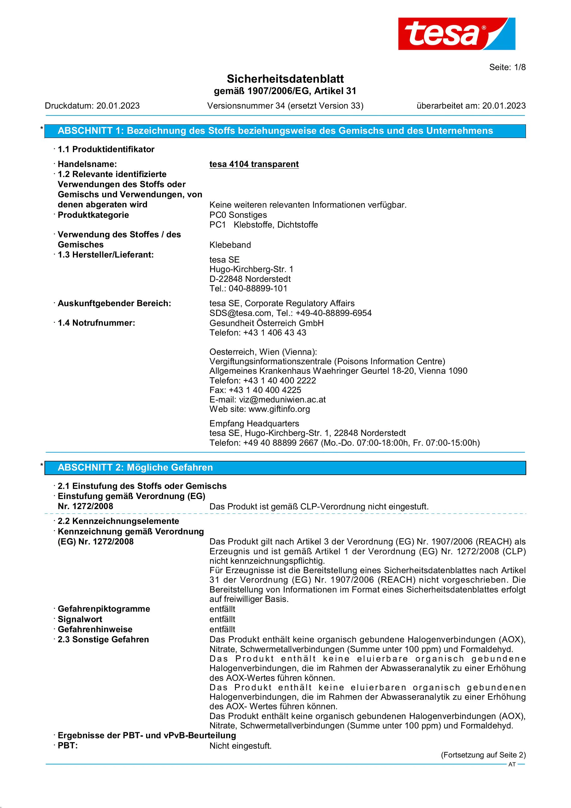 Safety data sheet_tesa® 04104_de-AT_v34