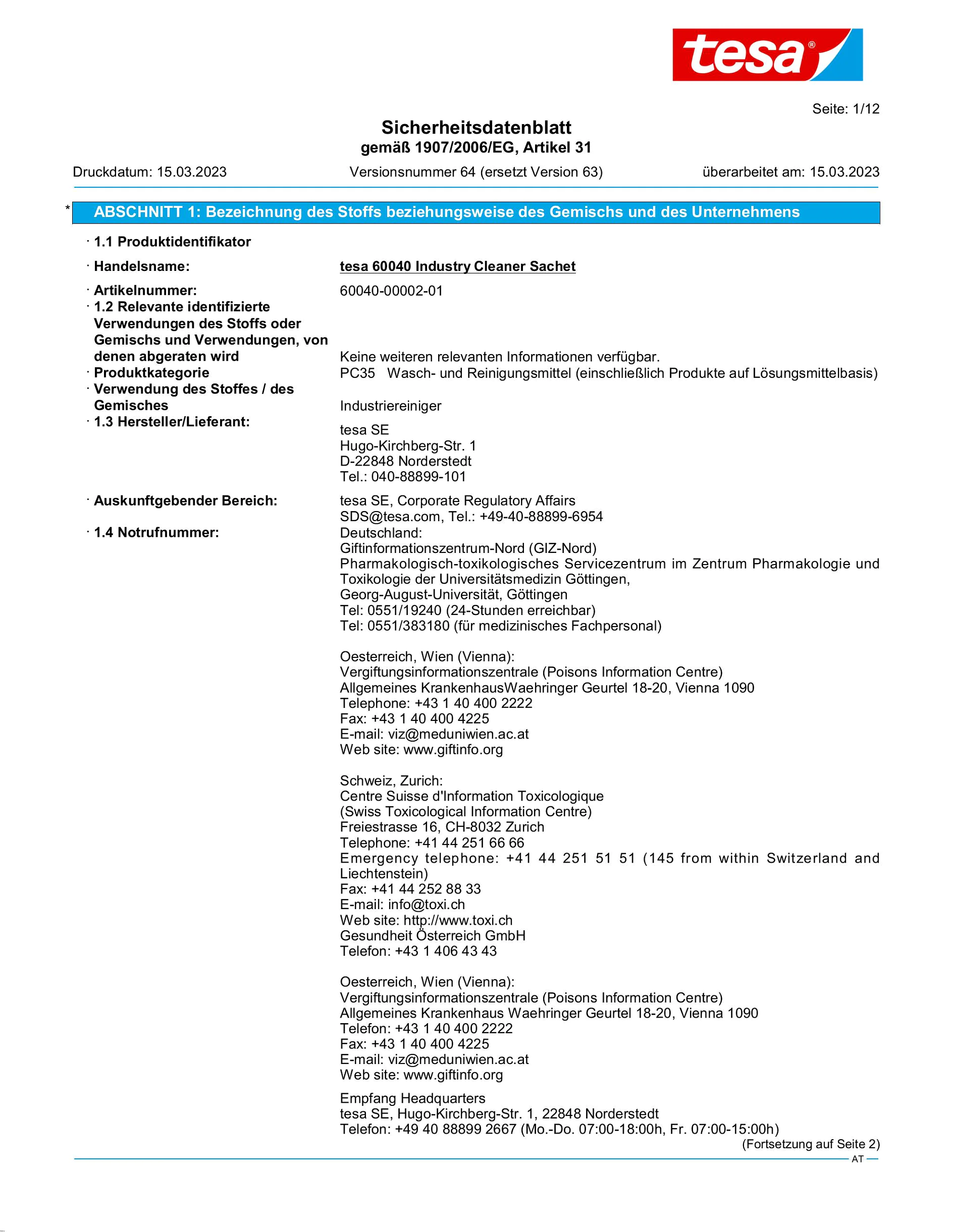 Safety data sheet_tesa® 60040_de-AT_v64