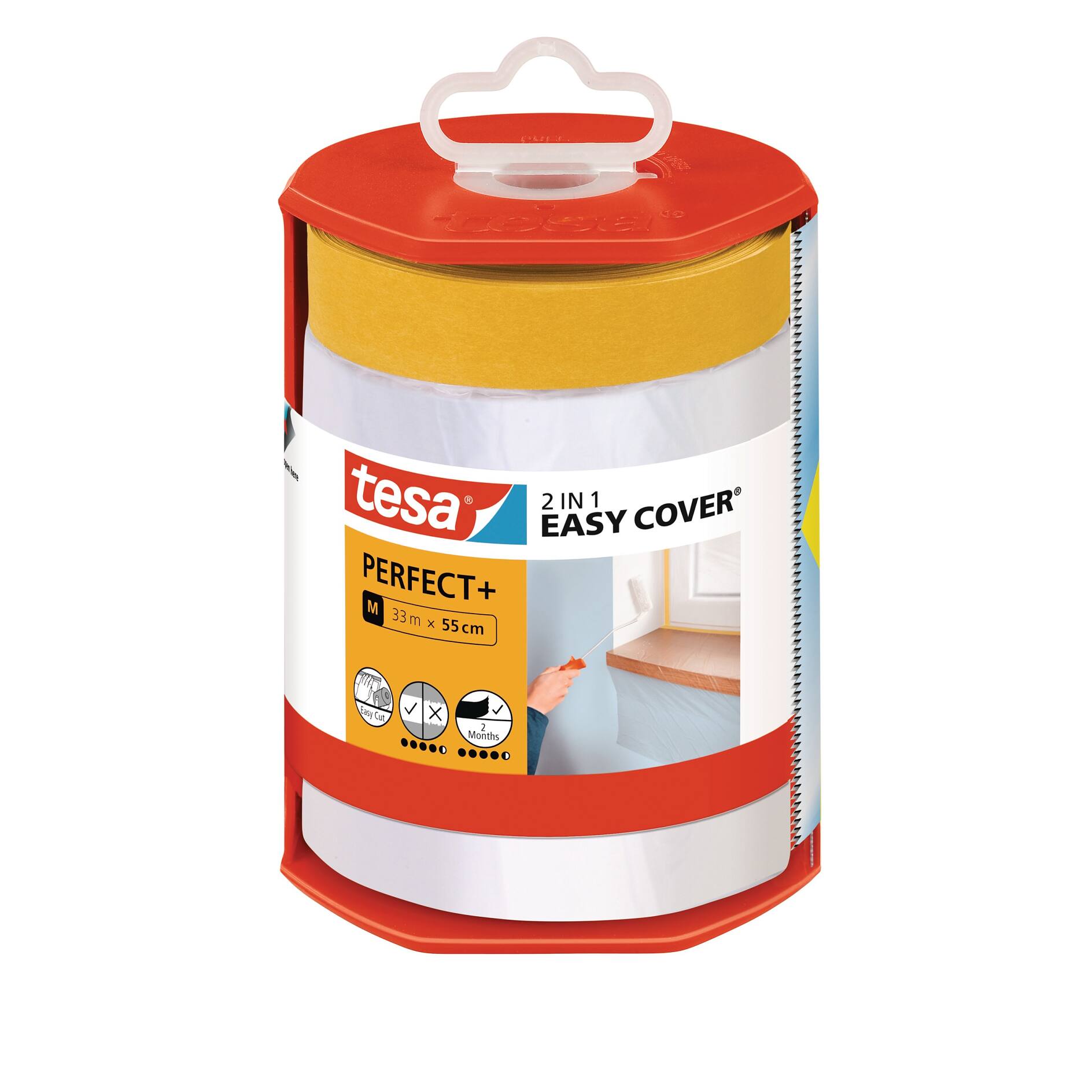 tesa Easy Cover® Premium Abdeckfolie für Malerarbeiten - tesa