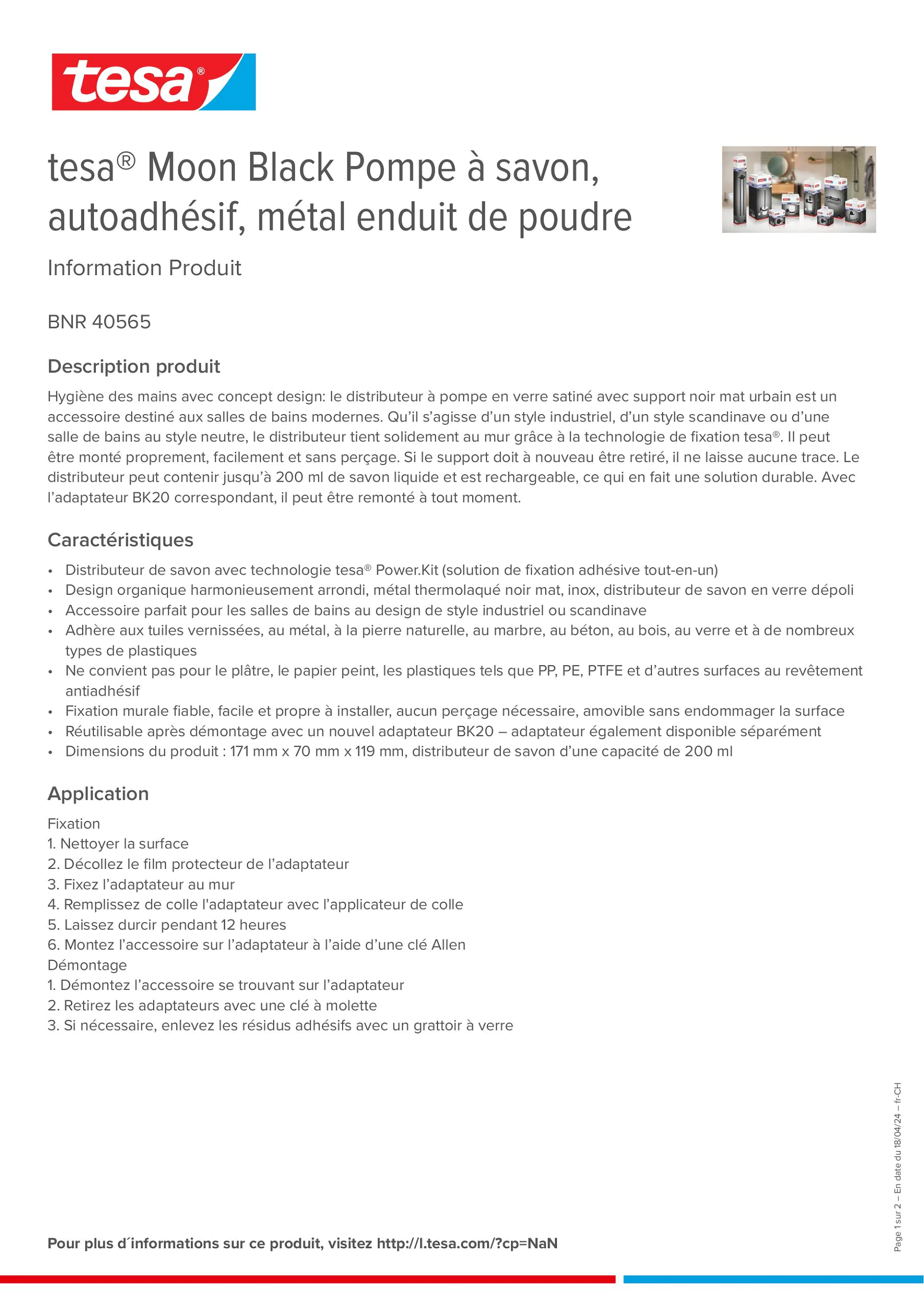 Product information_tesa® 40565_de-CH_fr-CH