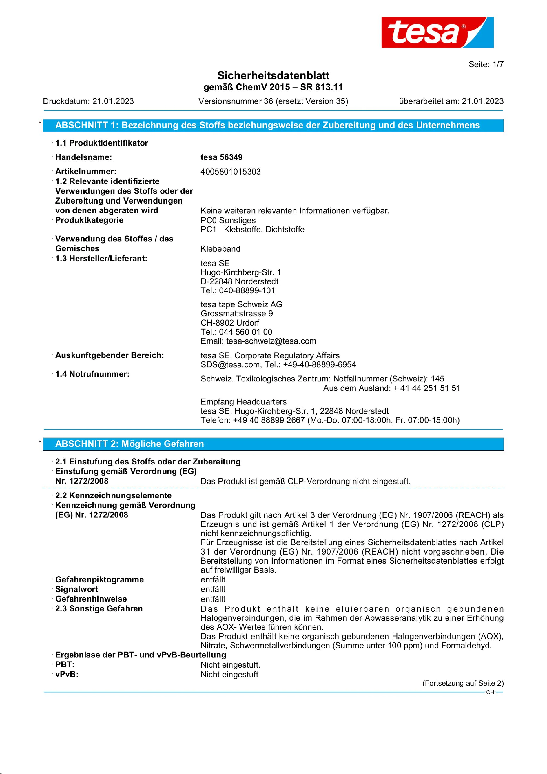 Safety data sheet_tesa® extra Power 56349_de-CH_v36