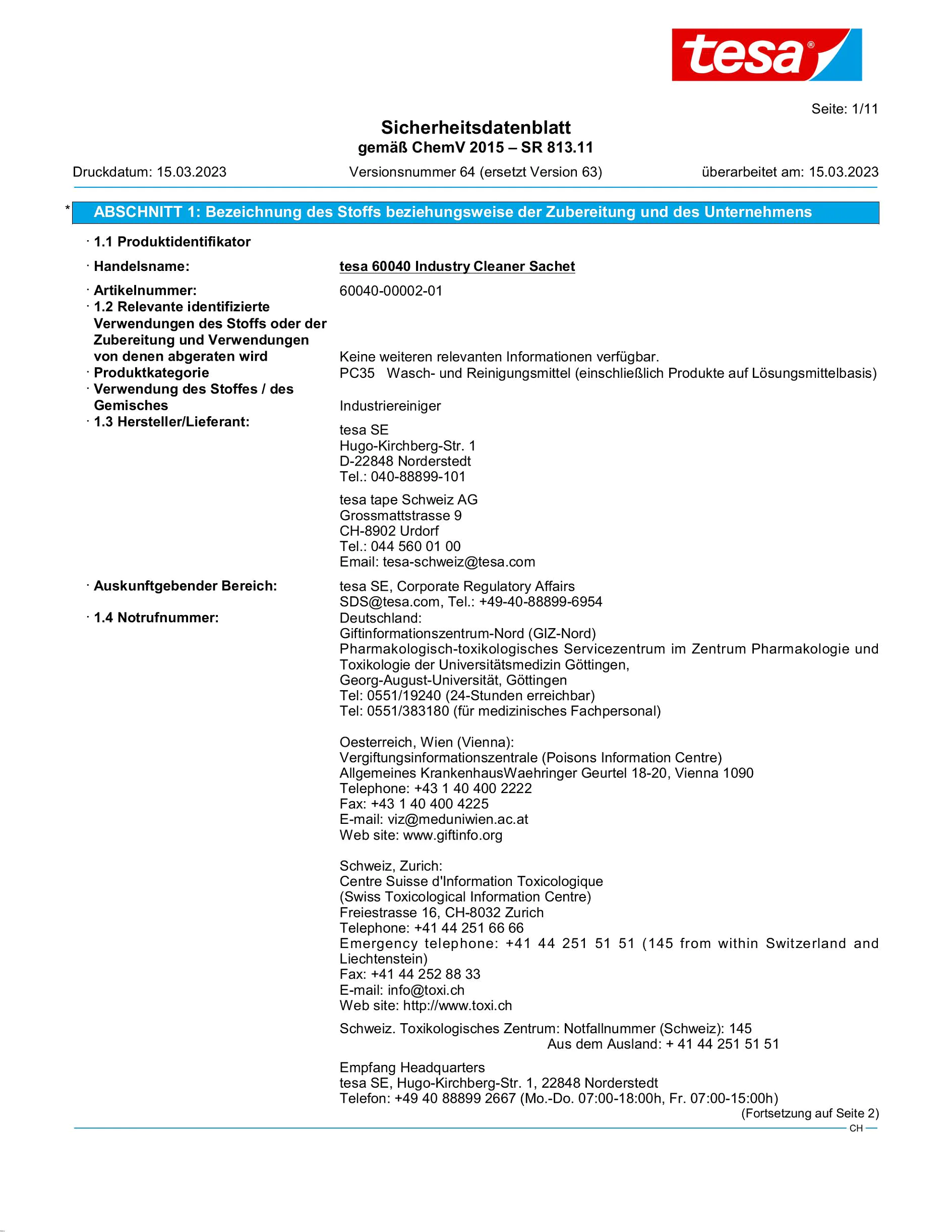 Safety data sheet_tesa® 60040_de-CH_v64