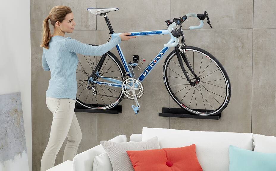 Ein Fahrrad An Der Wand Befestigen Tesa