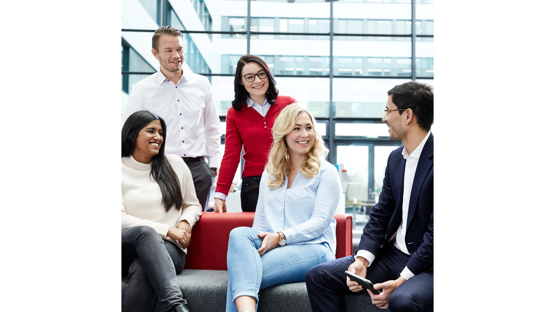 Als PraktikantIn oder WerkstudentIn bei tesa werden Sie durch gemeinsame Aktivitäten schnell in die Students Community integriert.