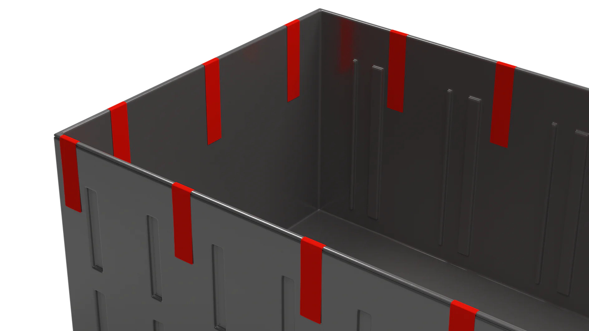 Appliances reinforcing foaming process illustration