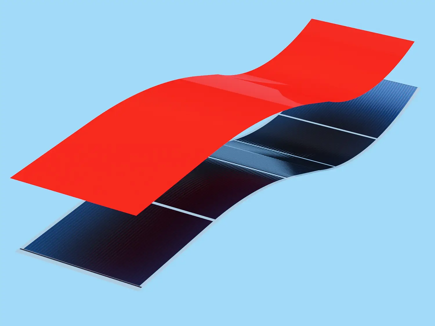 Temporäre Schutzzwischenschicht – Solarmodul der 3. Generation