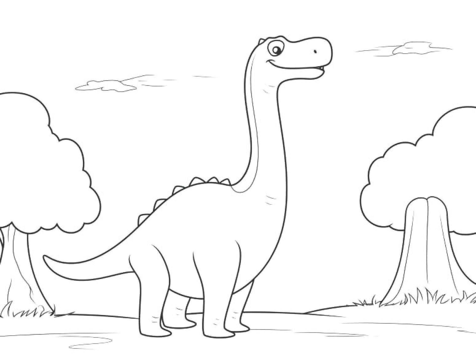 Malvorlagen Dinosaurier zum kostenlosen Download