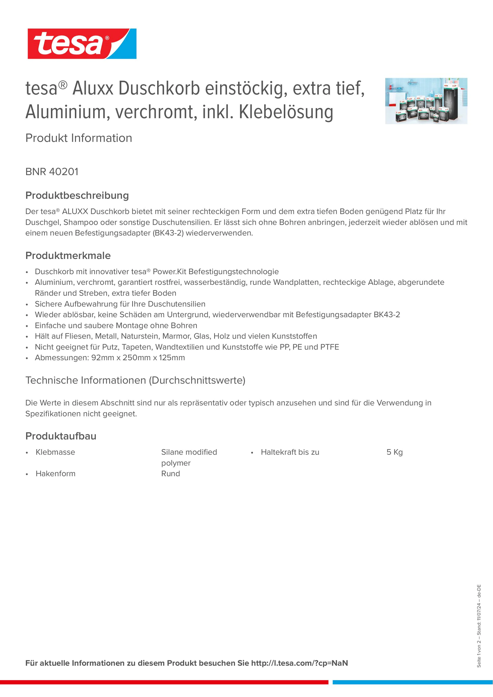 Product information_tesa® 40201_de-DE