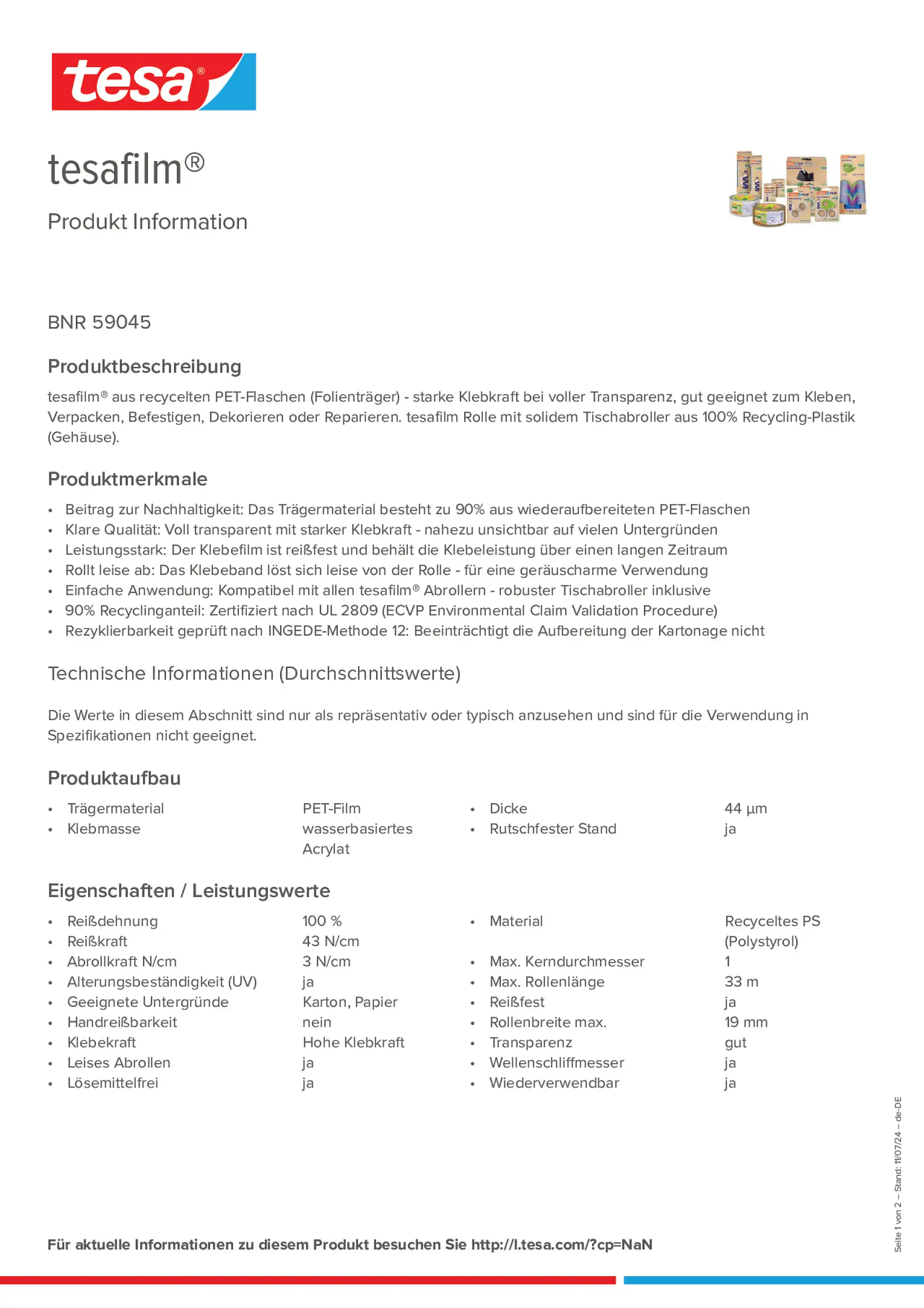 Product information_tesafilm® 59045_de-DE