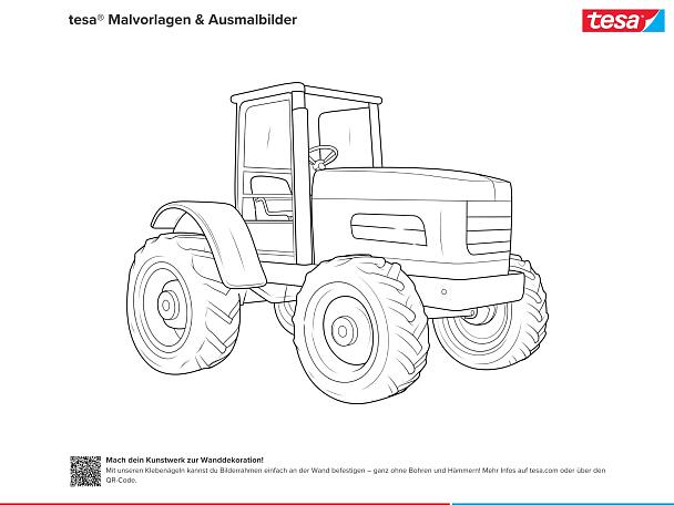 Traktoren Ausmalbilder – Kreativität für Kinder entdecken