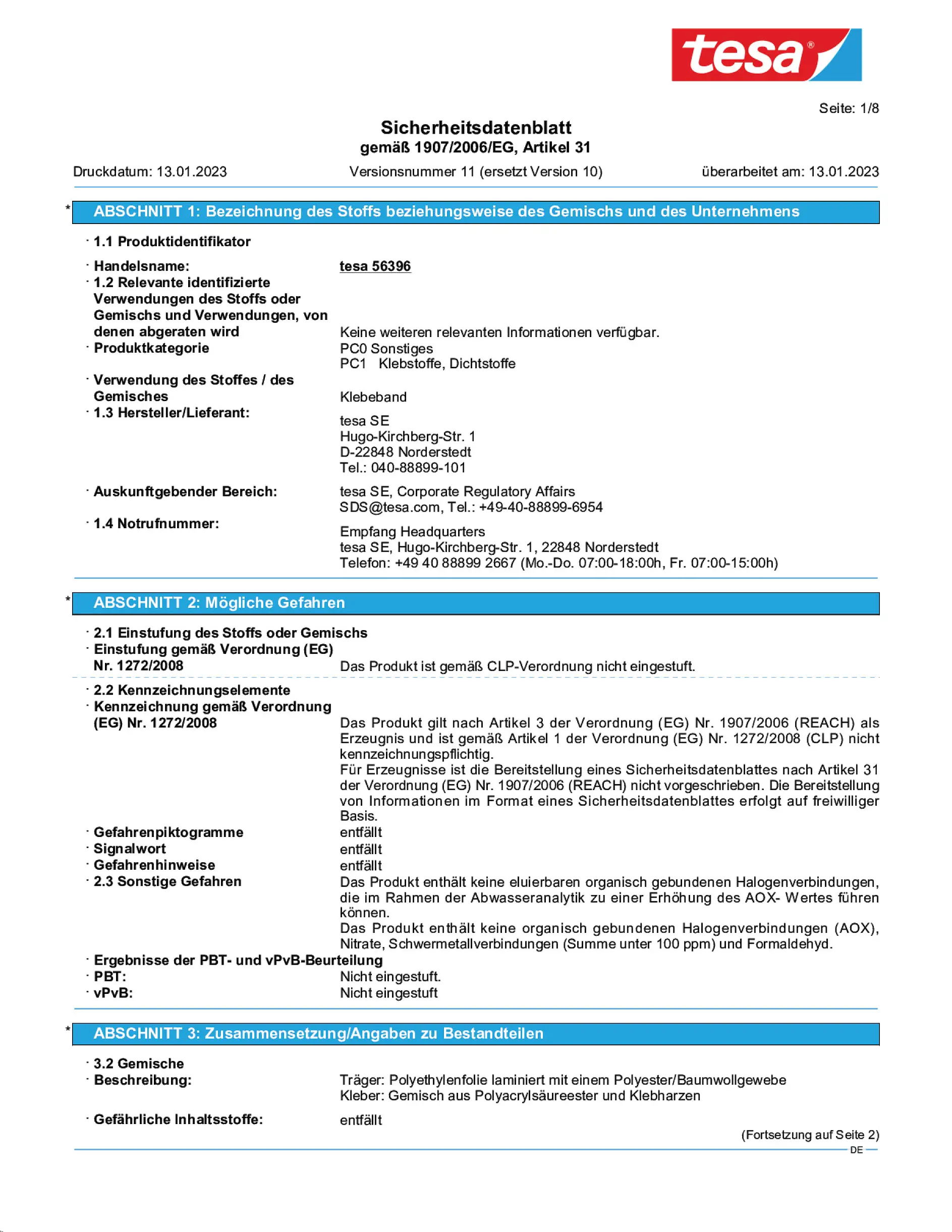 Safety data sheet_tesa® extra Power 56348_de-DE_v11