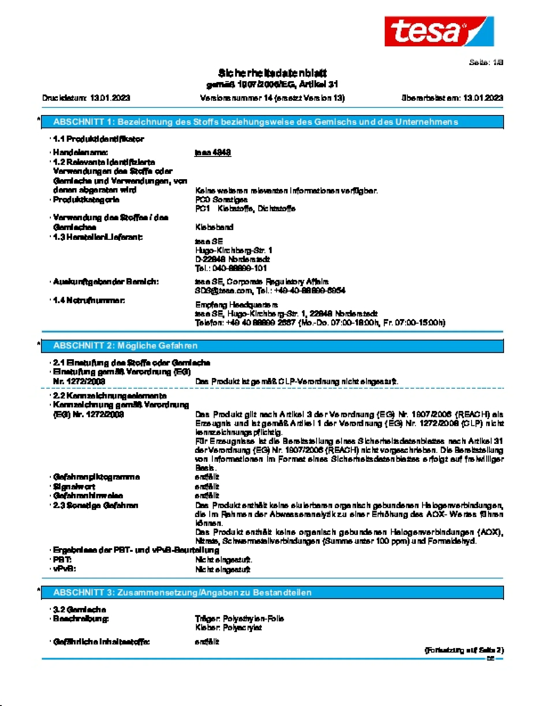 Safety data sheet_tesa® 4848_de-DE_v14