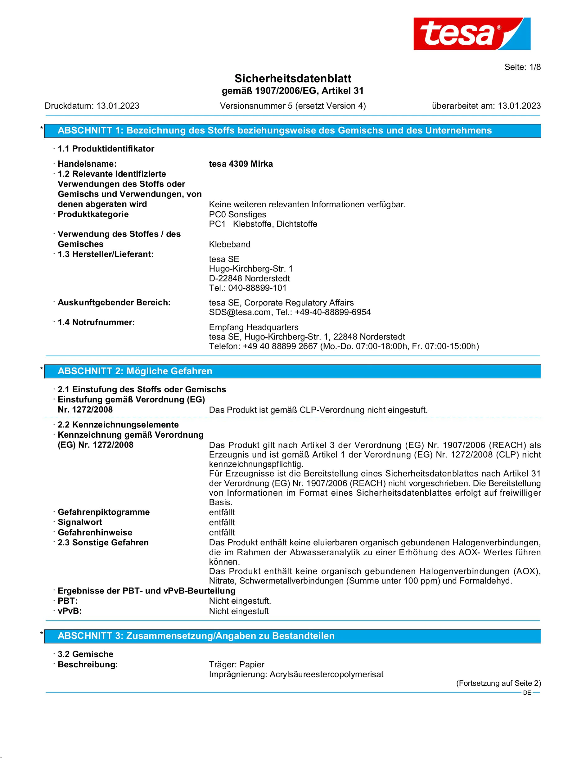 Safety data sheet_tesa® 04309_de-DE_v5