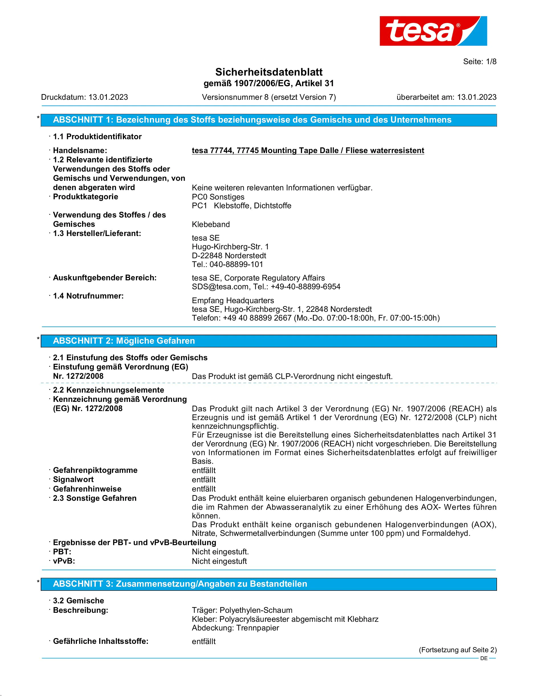 Safety data sheet_tesa® 77744_de-DE_v8