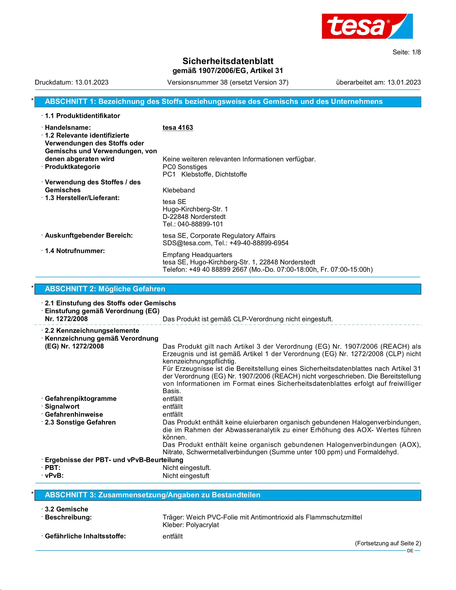 Safety data sheet_tesa® Professional 04163_de-DE_v38