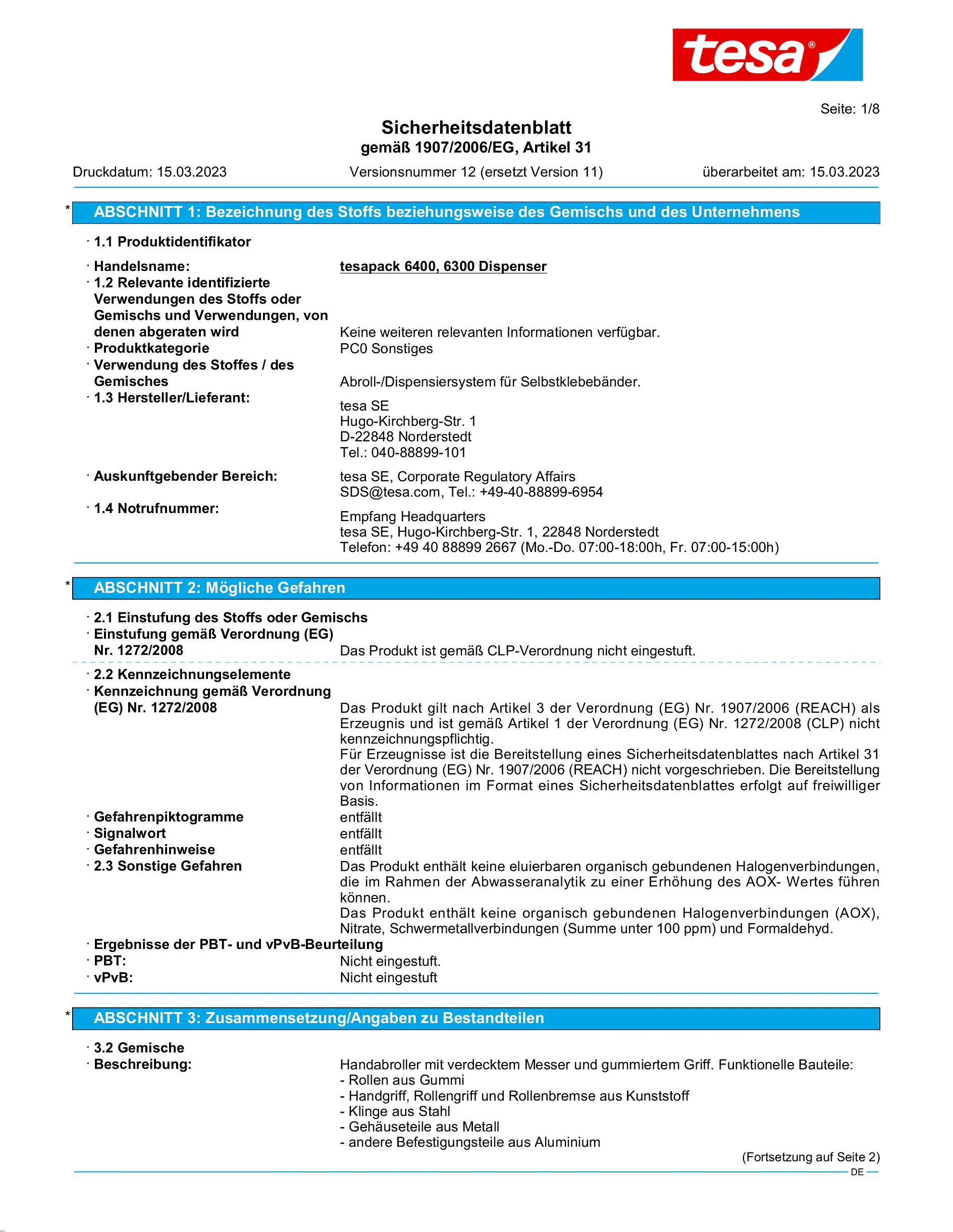 Safety data sheet_tesapack® 06300_de-DE_v12