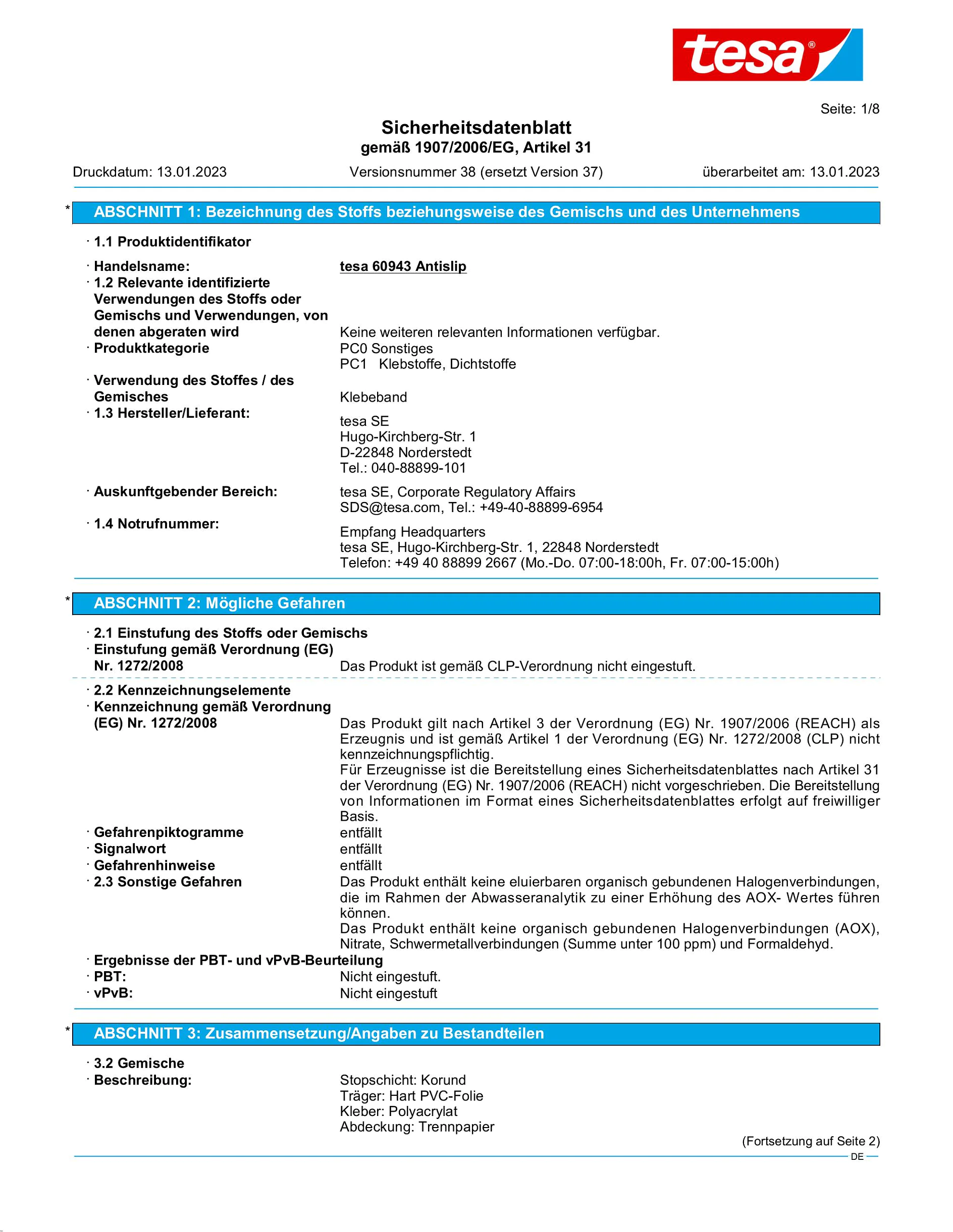 Safety data sheet_tesa® 60943_de-DE_v38