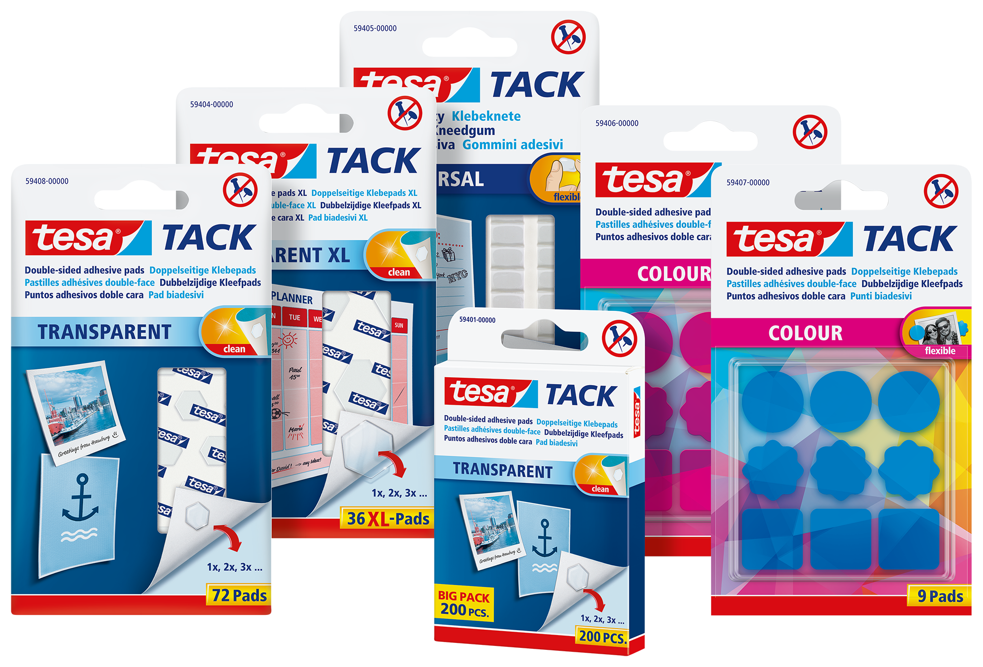 tesa® TACK – Small everyday helpers for fast and clean mounting - tesa