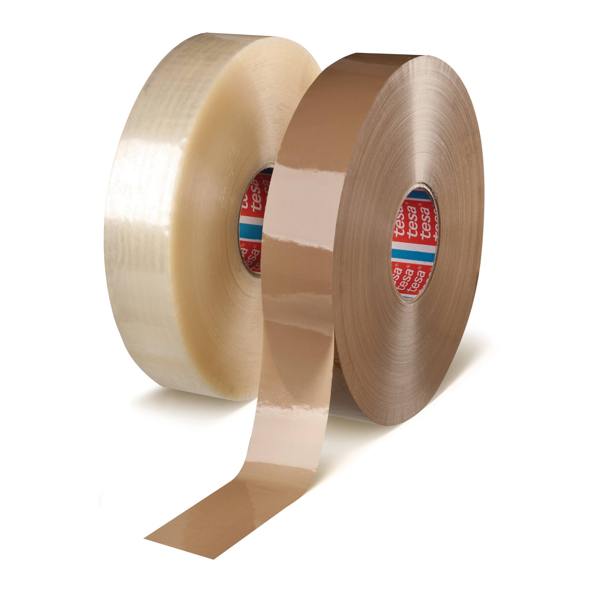 TESA 60404-00005-00 Packaging Tape, PVC (Polyvinyl Chloride) Film, Red, 66  m x 9 mm