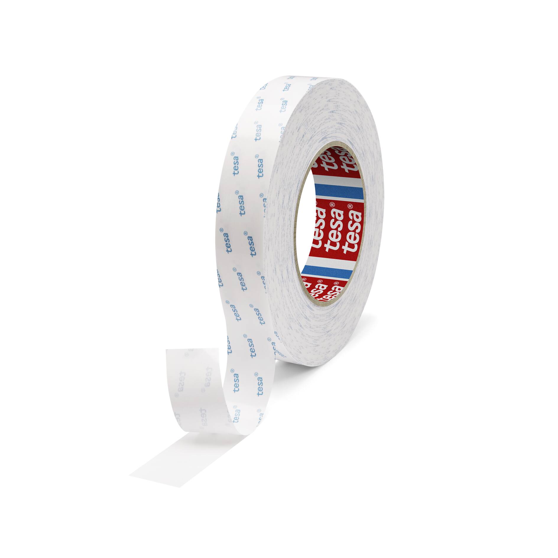 4964 50mx50mm Tesa  Tesa 4964 White Double Sided Cloth Tape, 0.39