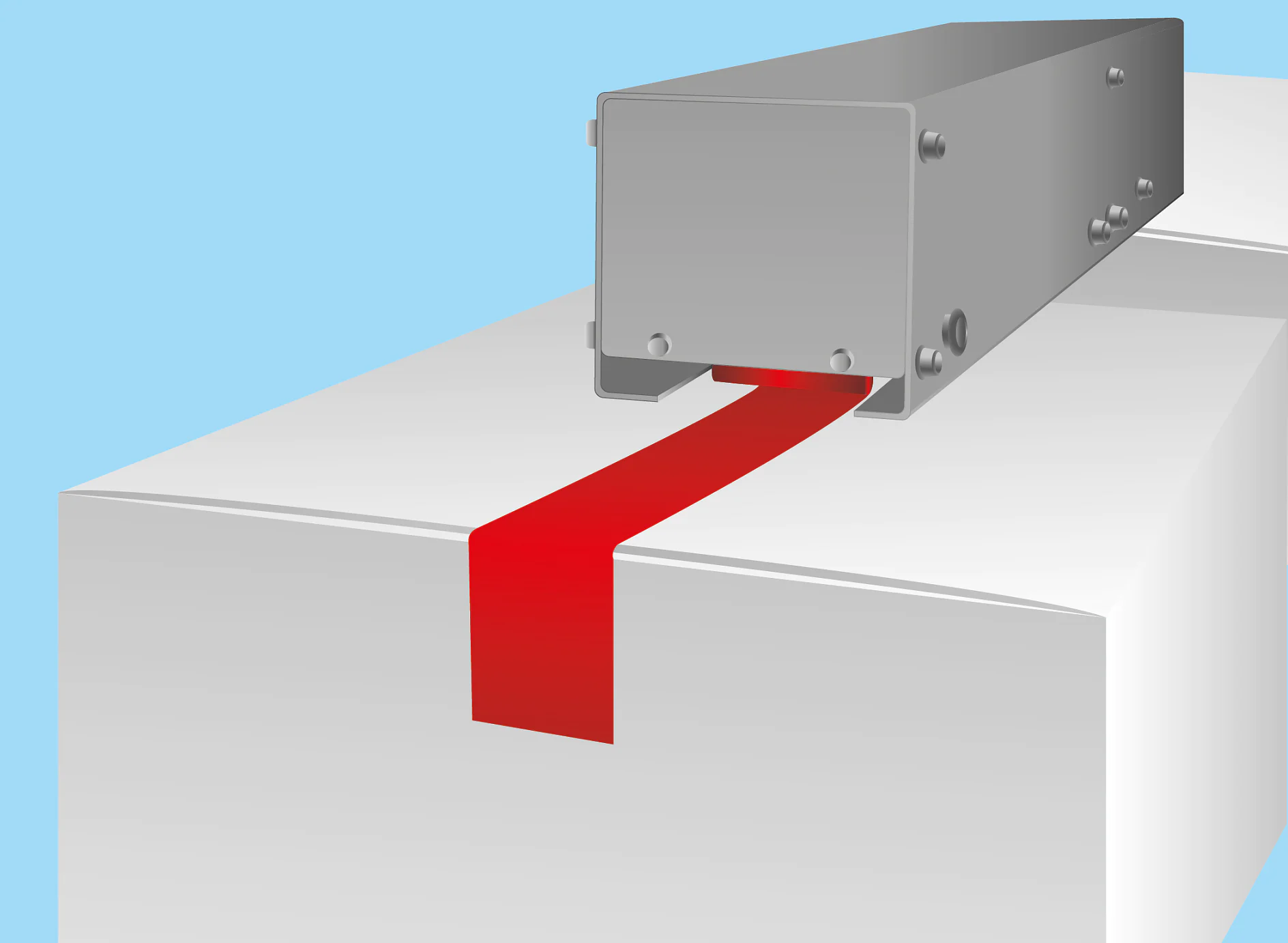 The sealing machine for the comfotable sealing of cartons.