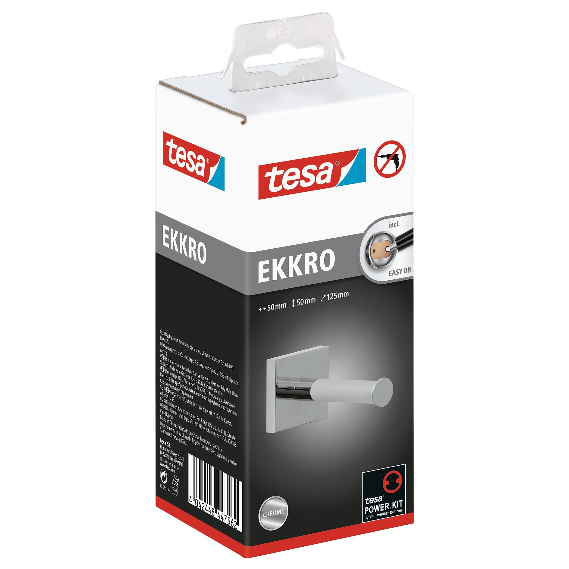 Acquista tesa 40242-00000-00 ekkro Porta asciugacapelli Colla Cromo  (lucido) da Conrad