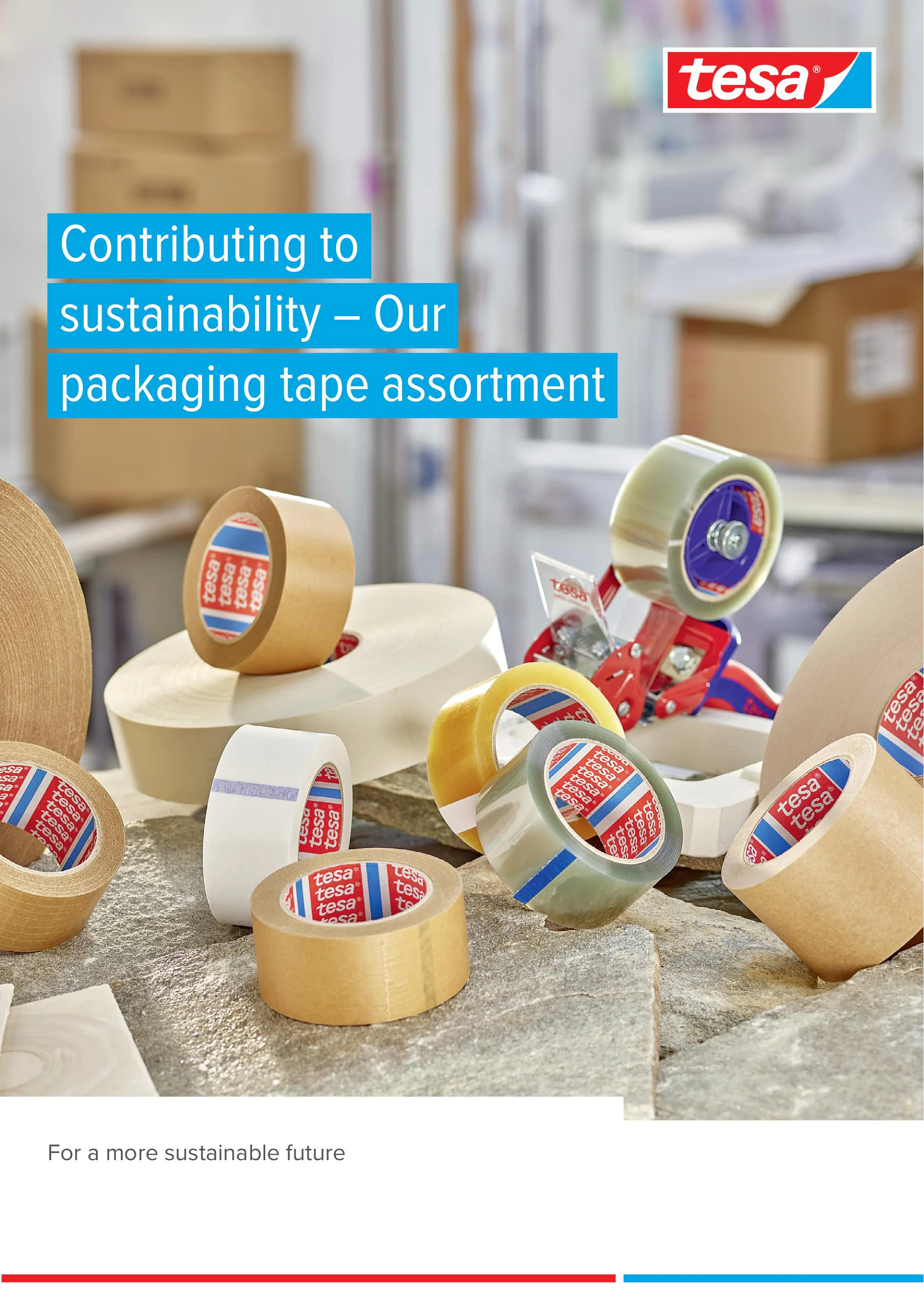 tesa® Packaging tapes for a more sustainable future