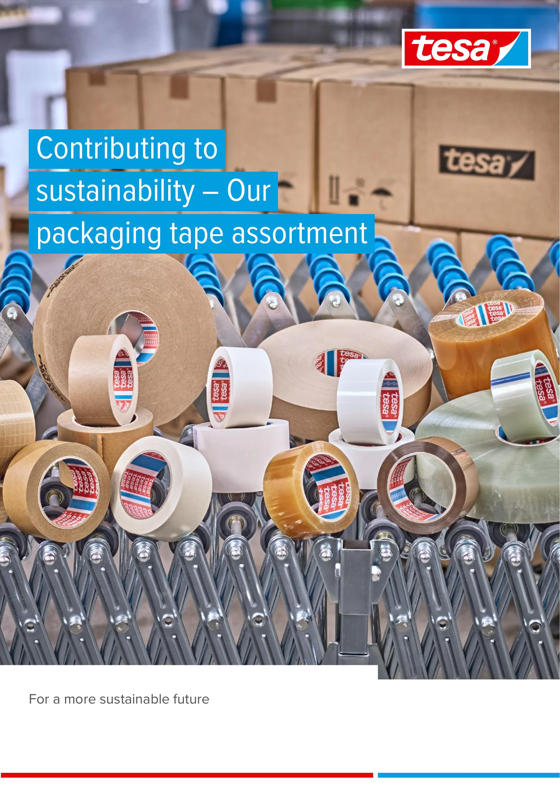 Contributing to sustainability - our packaging tape assortment