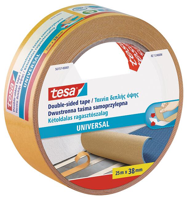 Double Sided Tape - Adhesive - 25m Long x 50mm Wide (Perm) - Adhesives