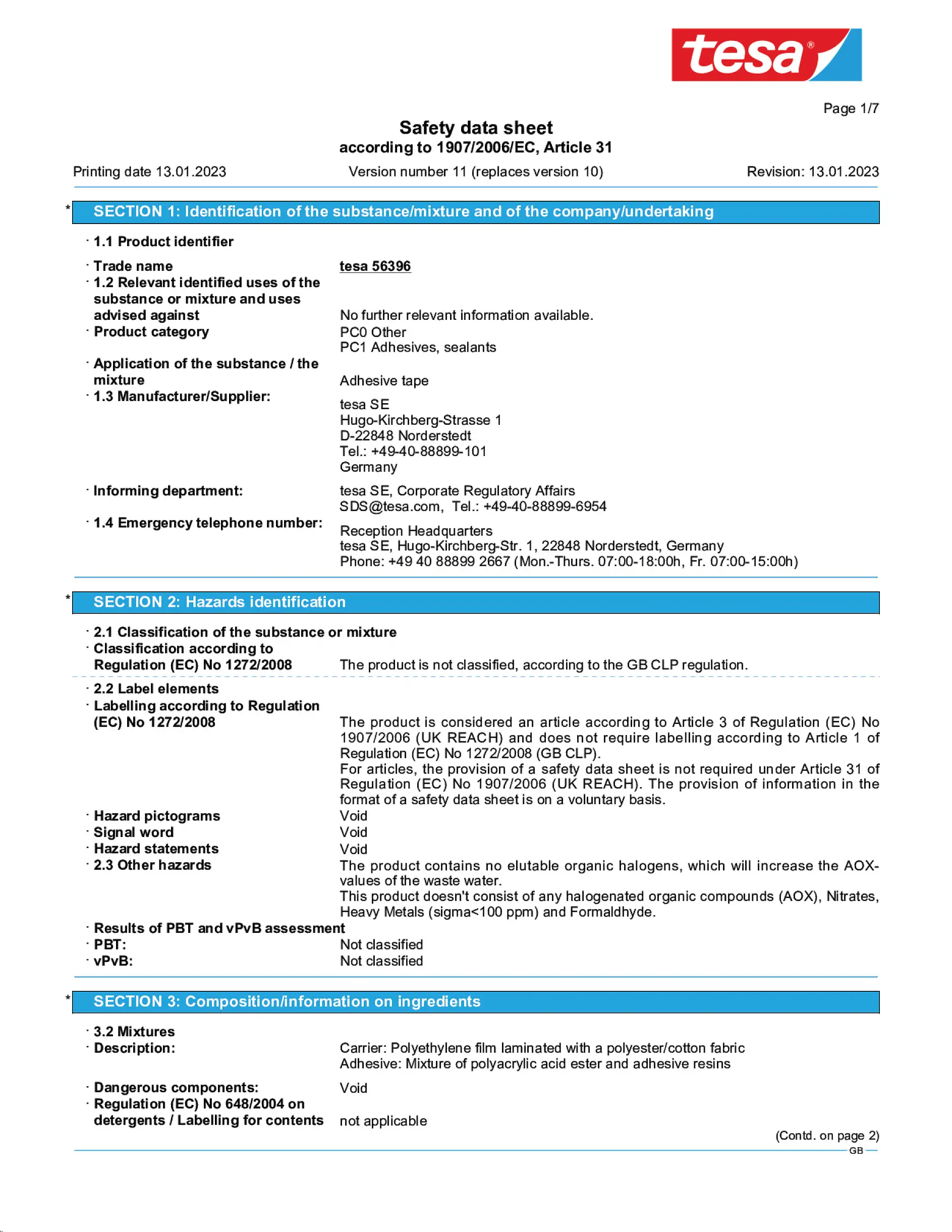 Safety data sheet_tesa® extra Power 56348_en-GB_v11