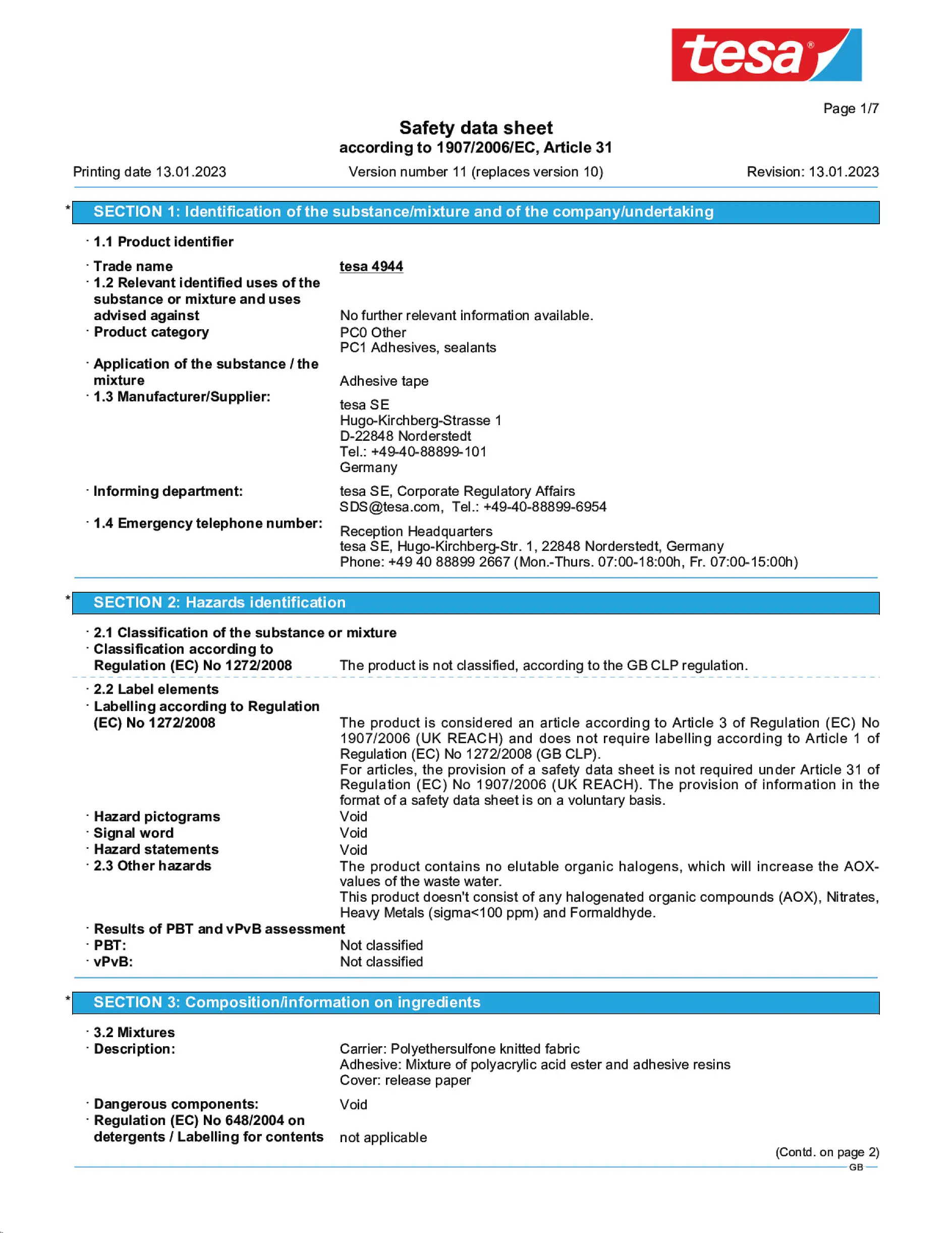 Safety data sheet_tesa® Professional 04944_en-GB_v11