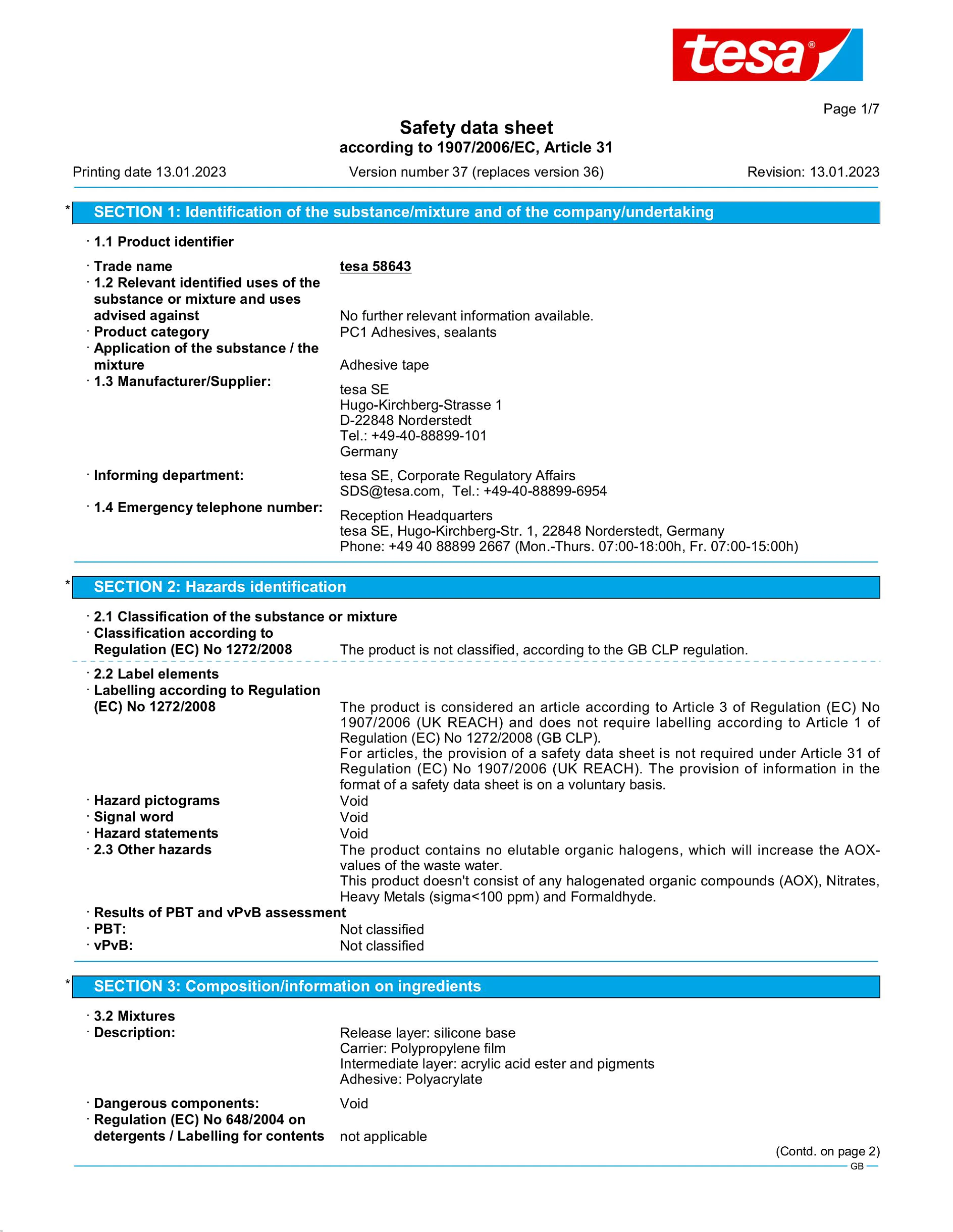 Safety data sheet_tesapack® 58643_en-GB_v37