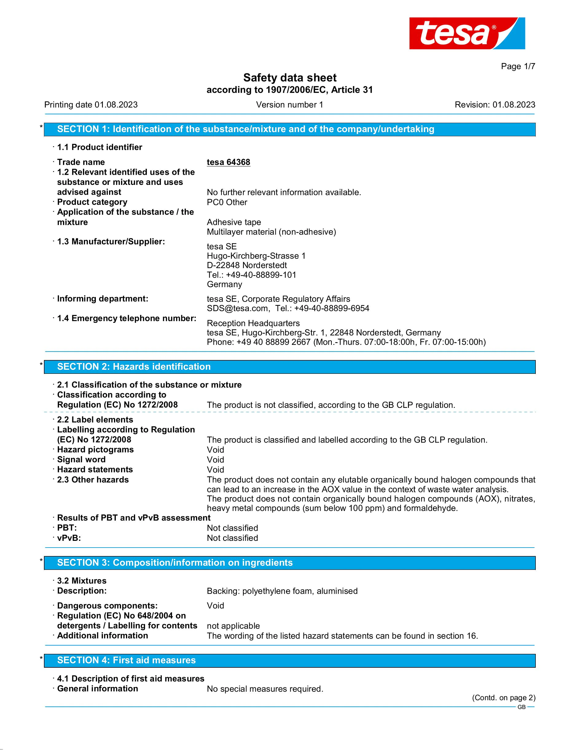 Safety data sheet_tesamoll® 55157_en-GB_v1