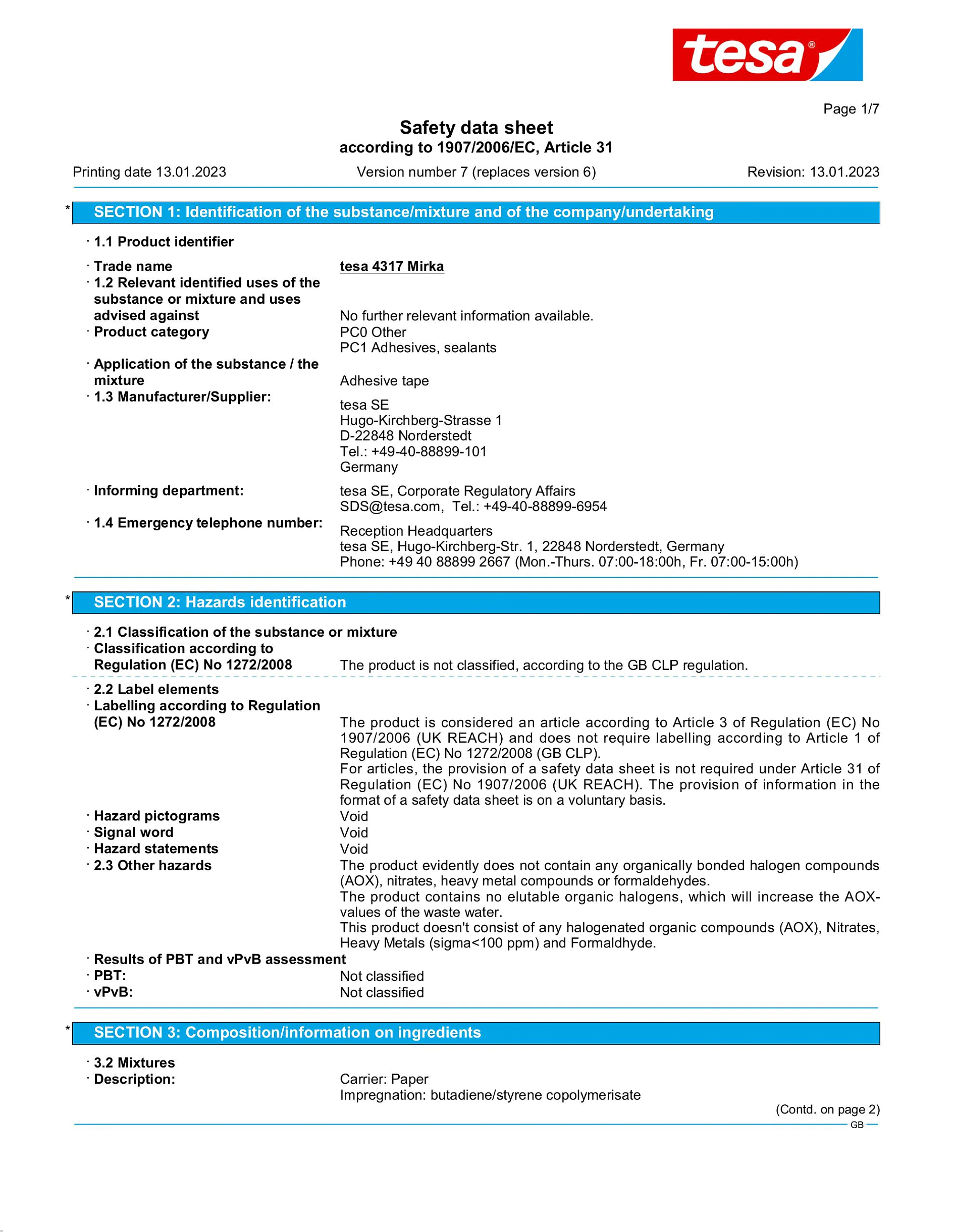 Safety data sheet_tesa® 04317_en-GB_v7