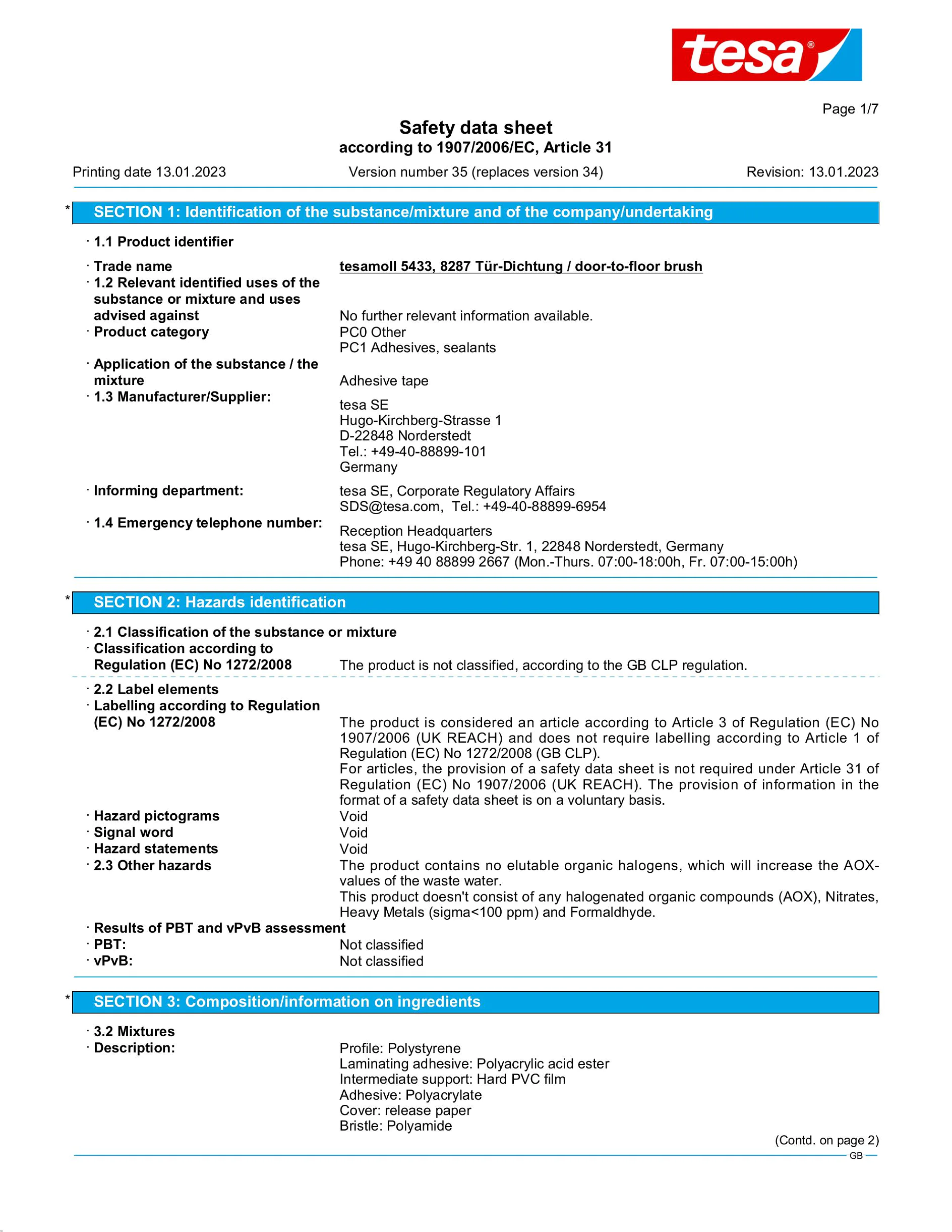 Safety data sheet_tesamoll® 05433_en-GB_v35