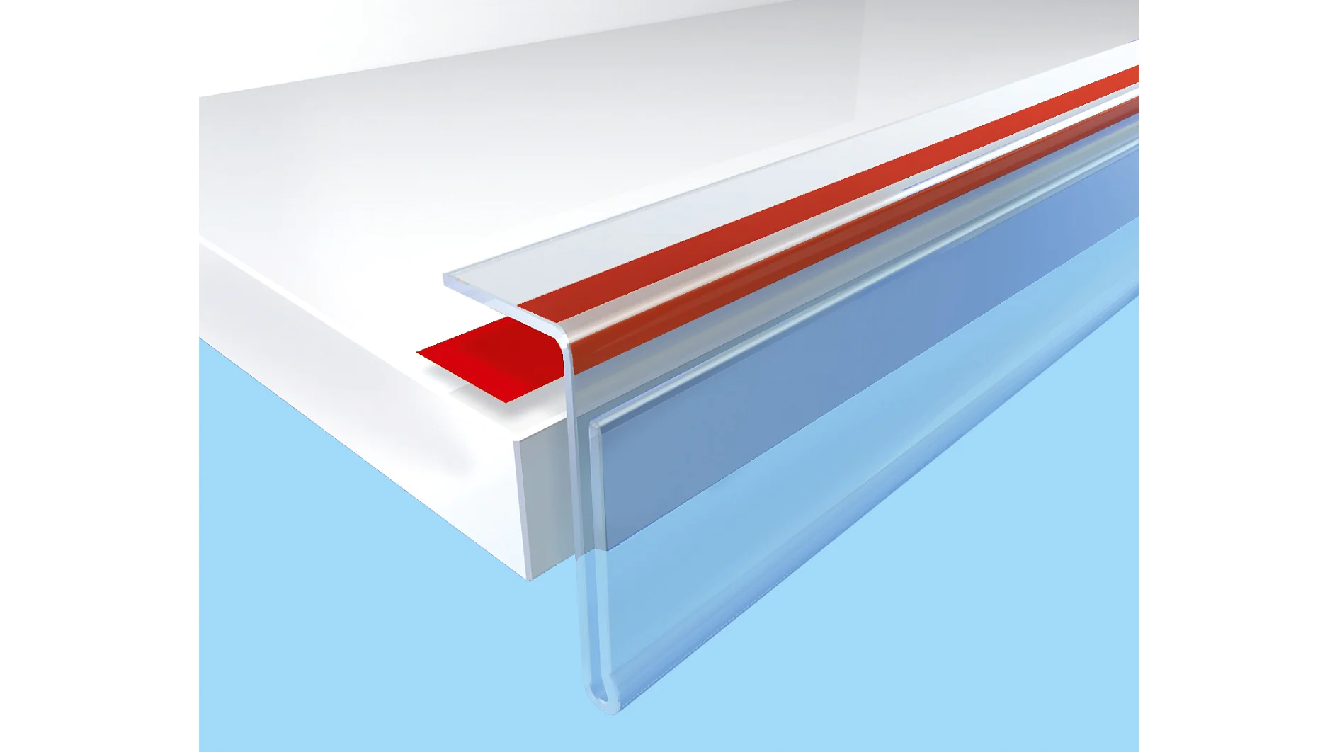 Shelf edge strips