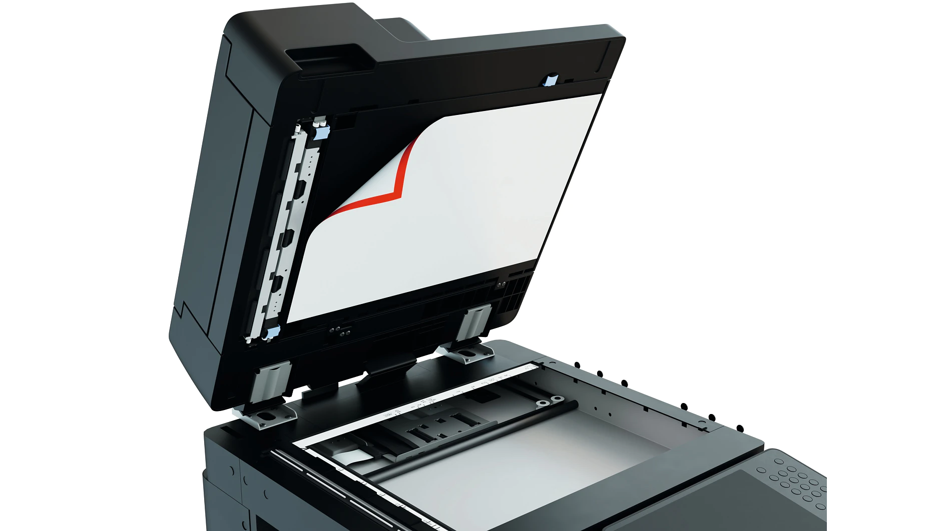 Document sponges are mounted to the back of the substrate with double-sided tape.